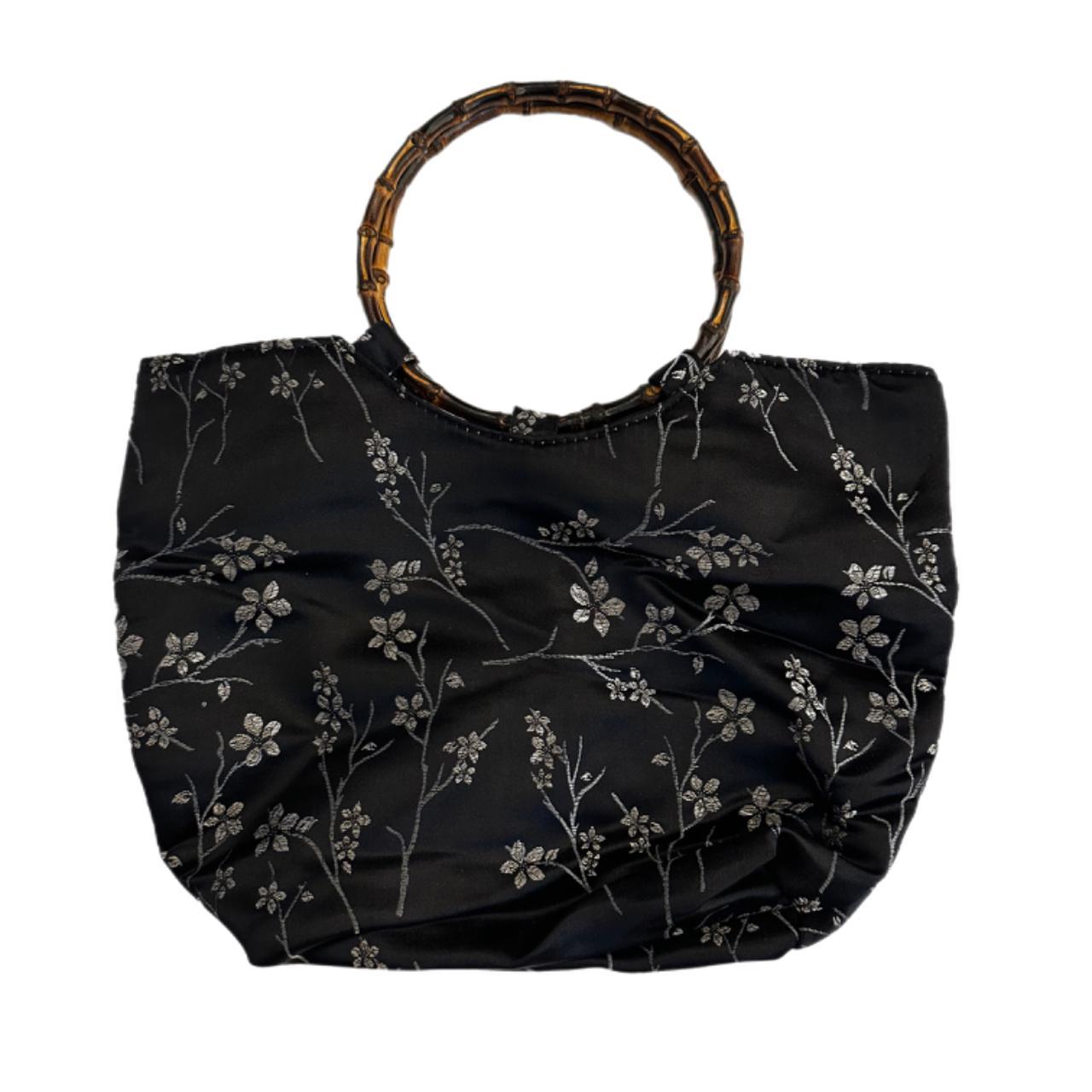 Women's Black and Silver Bag | Depop