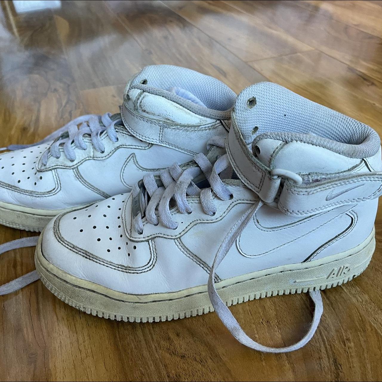 af1 white high top
