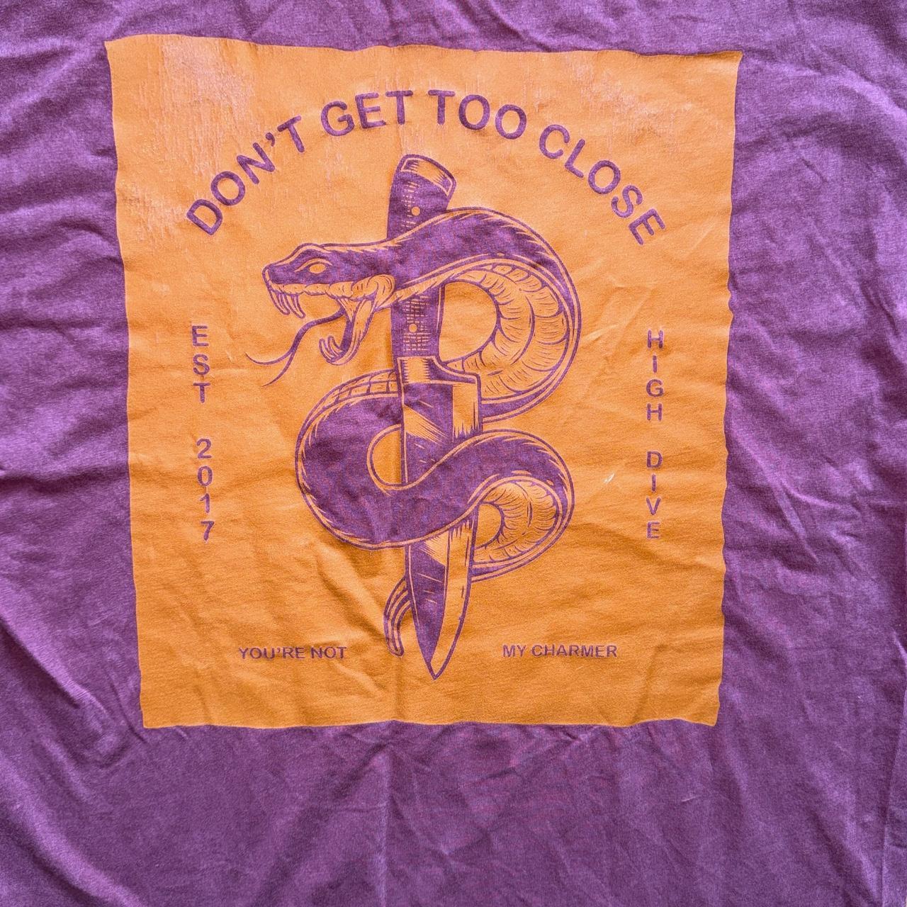 High dive wine Red cotton tshirt size L Depop