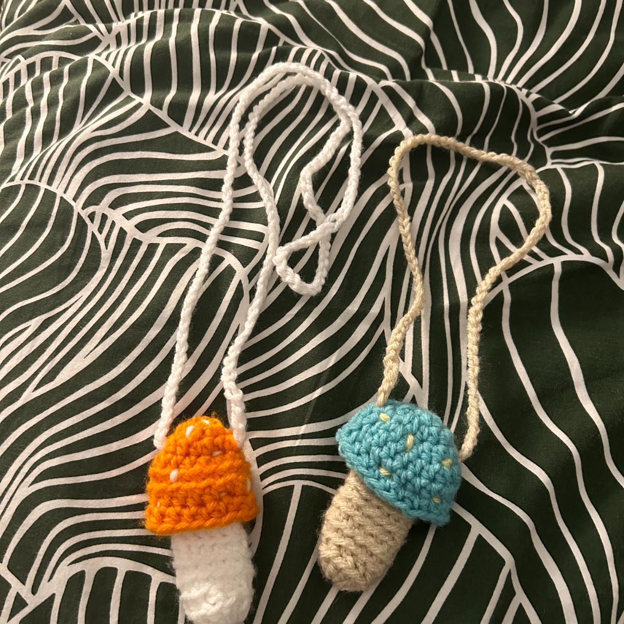CROCHET MUSHROOM LIGHTER HOLDER (CUSTOM) DO NOT BUY... Depop