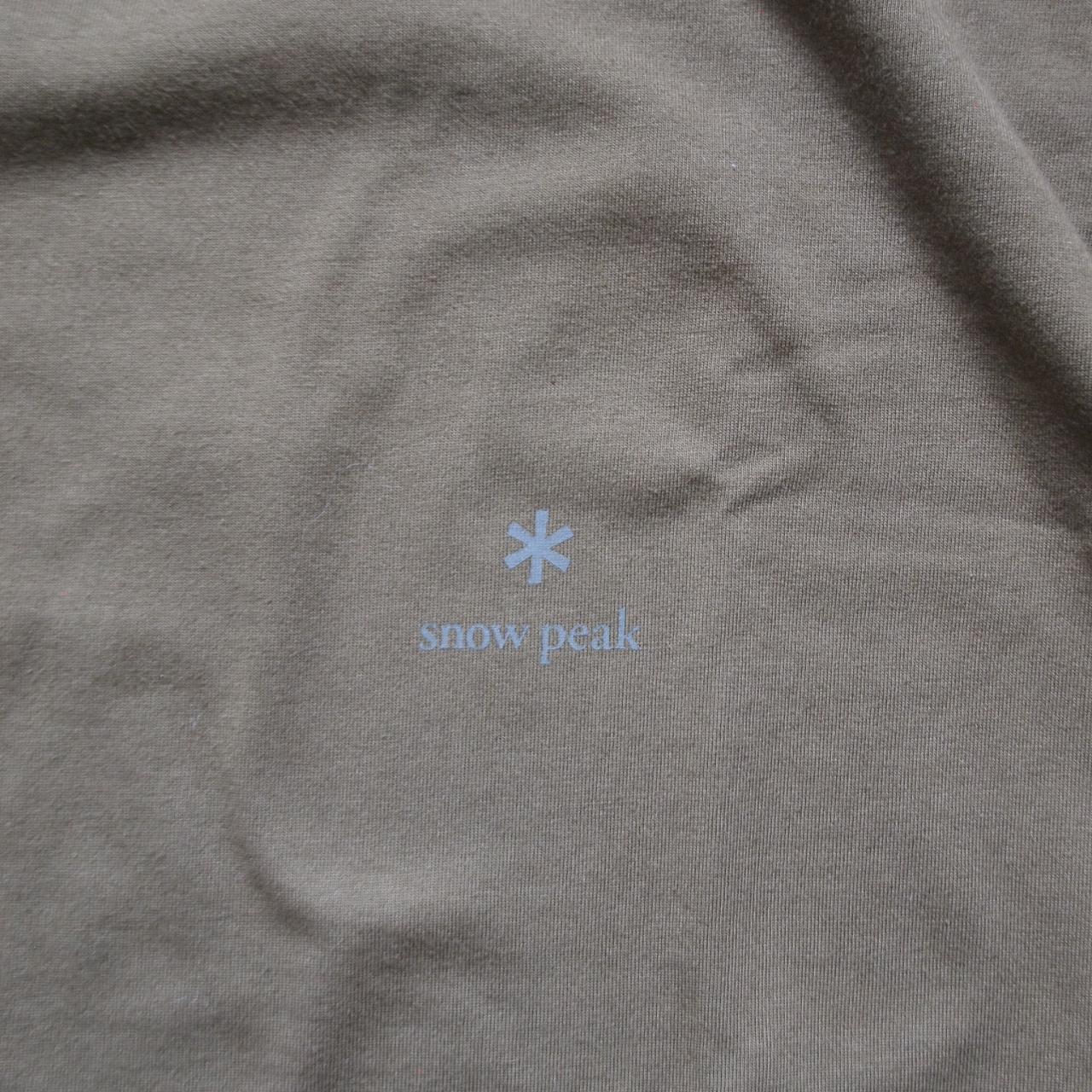 snow peak logo tee item