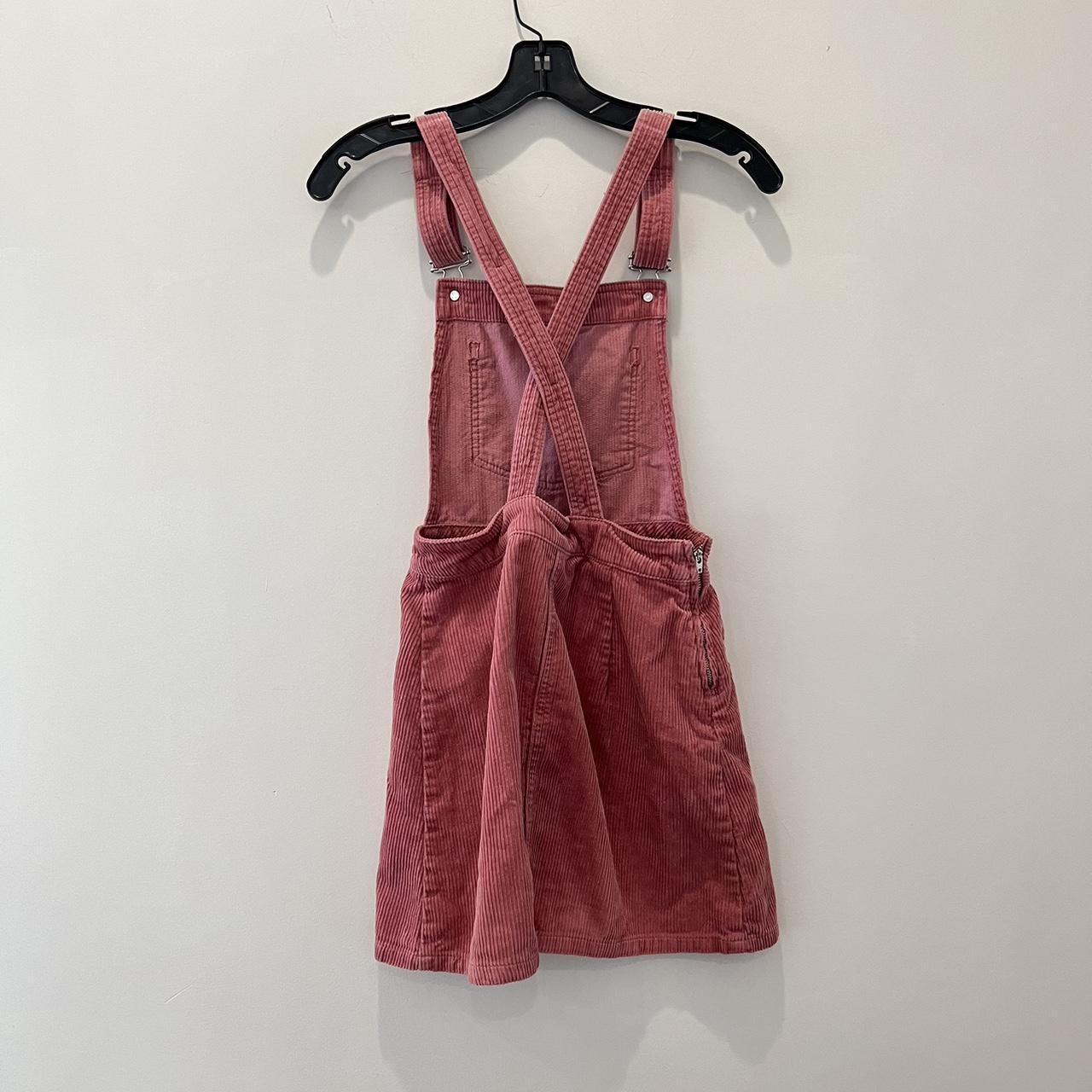 Pink top skirt overalls