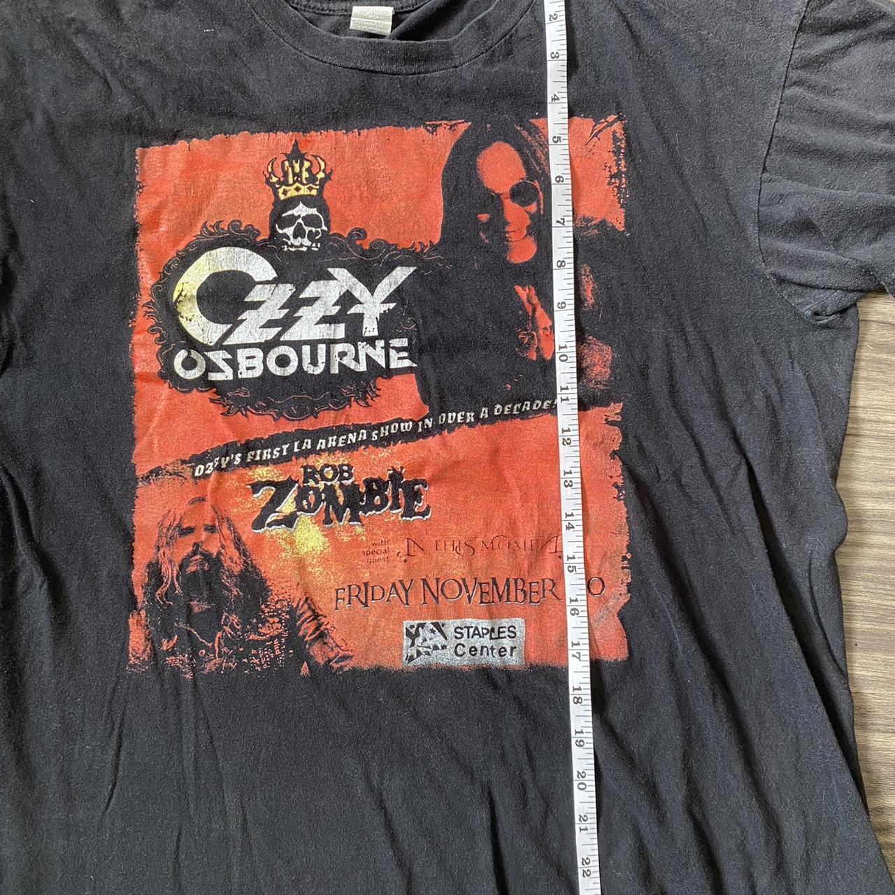 OZZY OSBORNE ROB ZOMBIE バンド Tシャツ Vintage ozzy ozbourne rob zombie 2007 tour Tshirt | eBay
