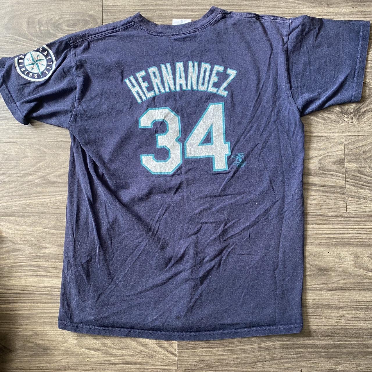 Early 2000's Seattle Mariners Felix Hernandez T - Depop