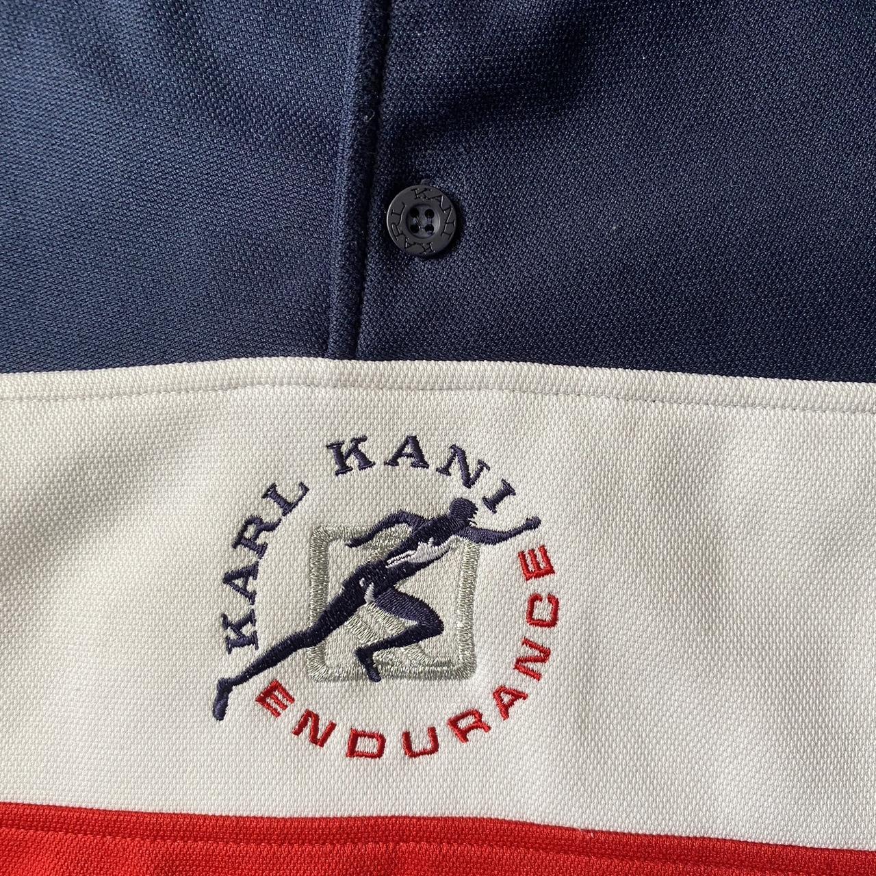 Karl Kani Men's Red and Blue T-shirt (2)