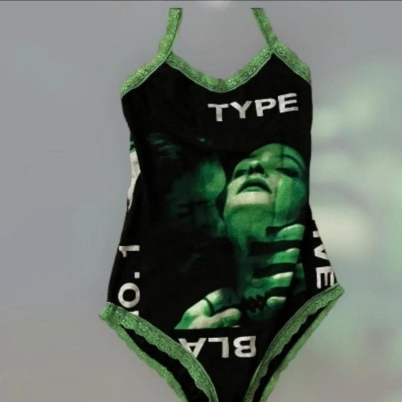 Type O Negative Vera's Eye Candy Goth Bodysuit - Depop