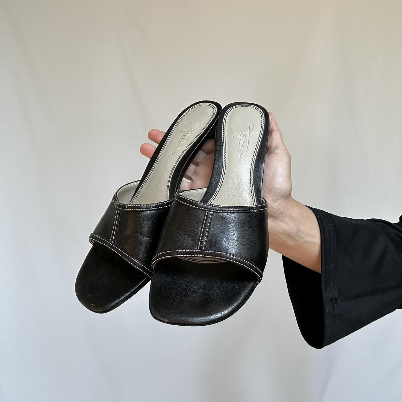 fioni black heels