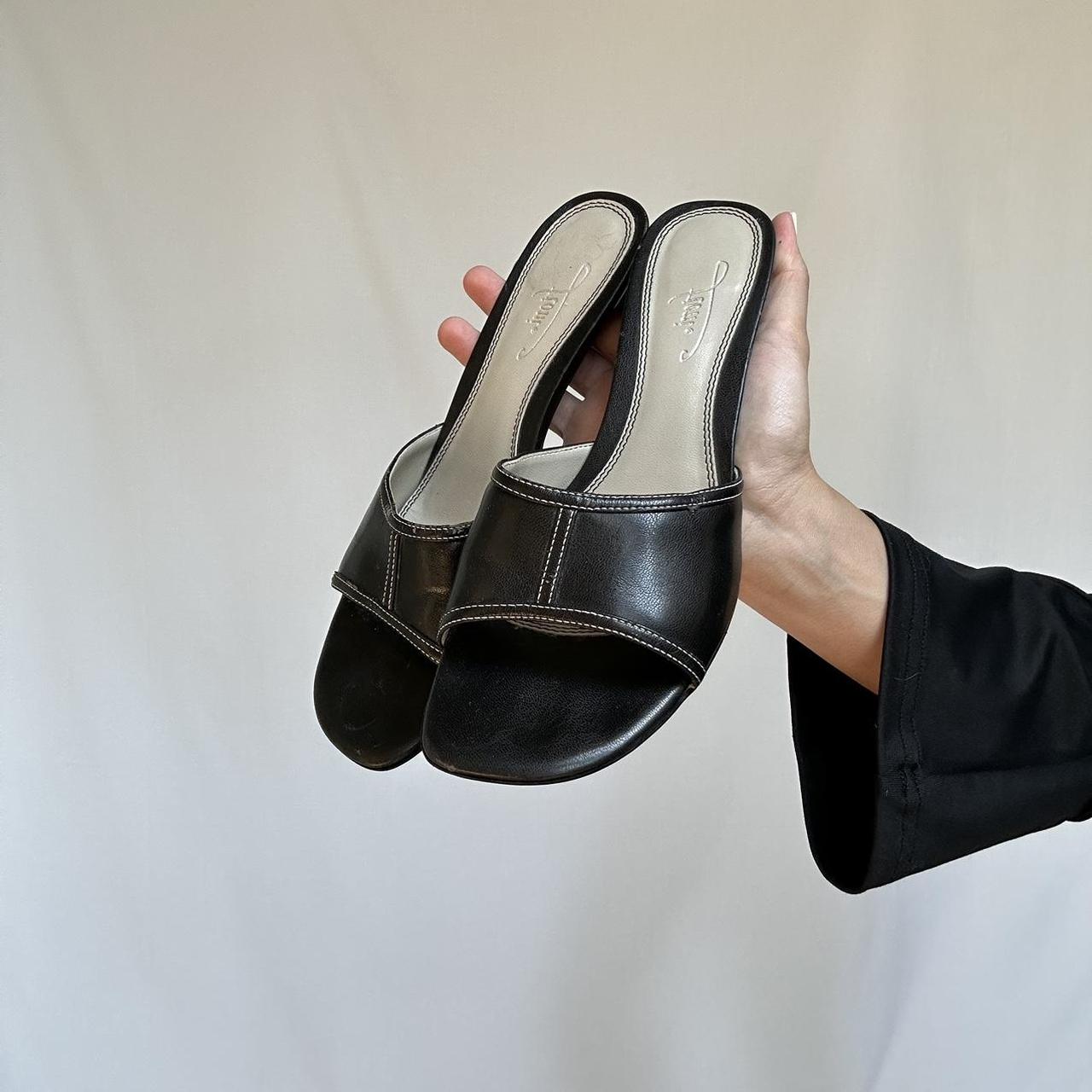 fioni black heels