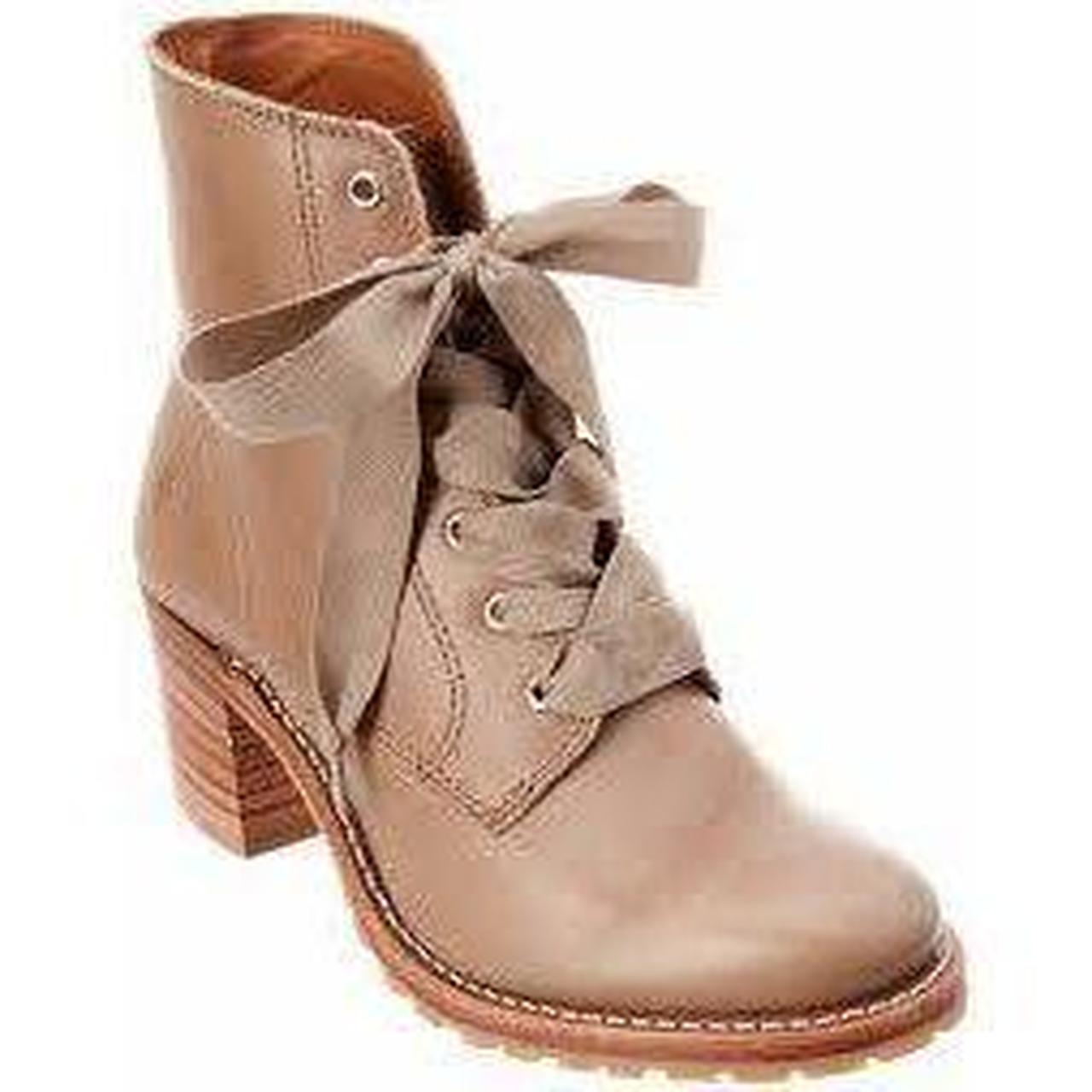 Frye X Gal Meets Glam Sabrina Glam Boot Taupe Lace