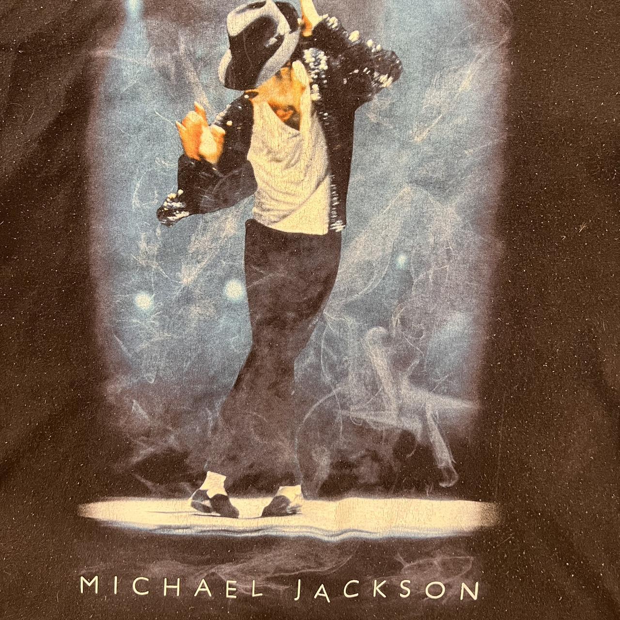 vintage Michael Jackson hoodie. 1 of 1 design hand - Depop