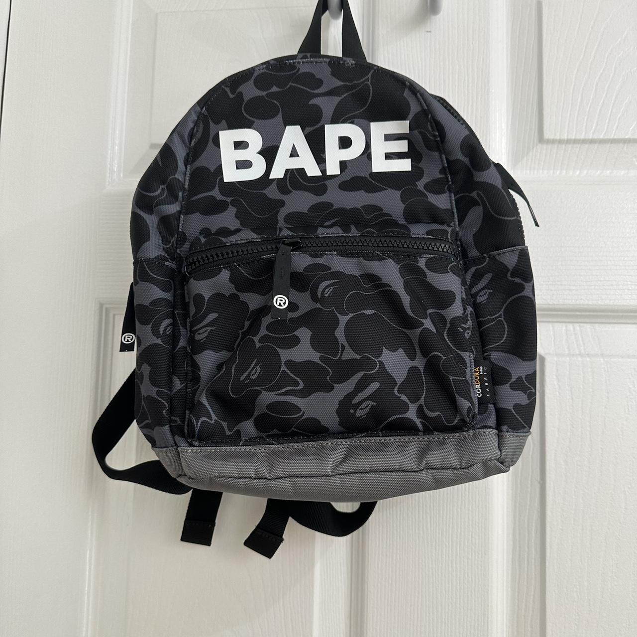 Bape, Bags, New Bape A Bathing Ape Black Backpack