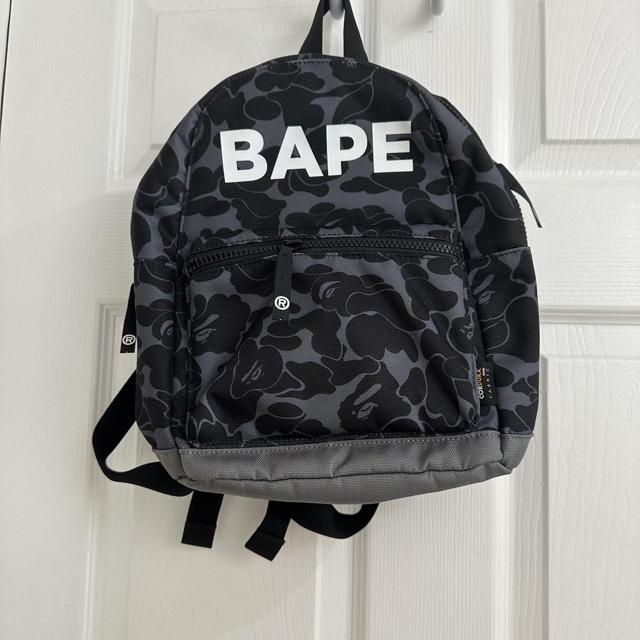 BAPE Book Bag A BATHING APE 2019 Black Collection Bag SUPREME STUSSY