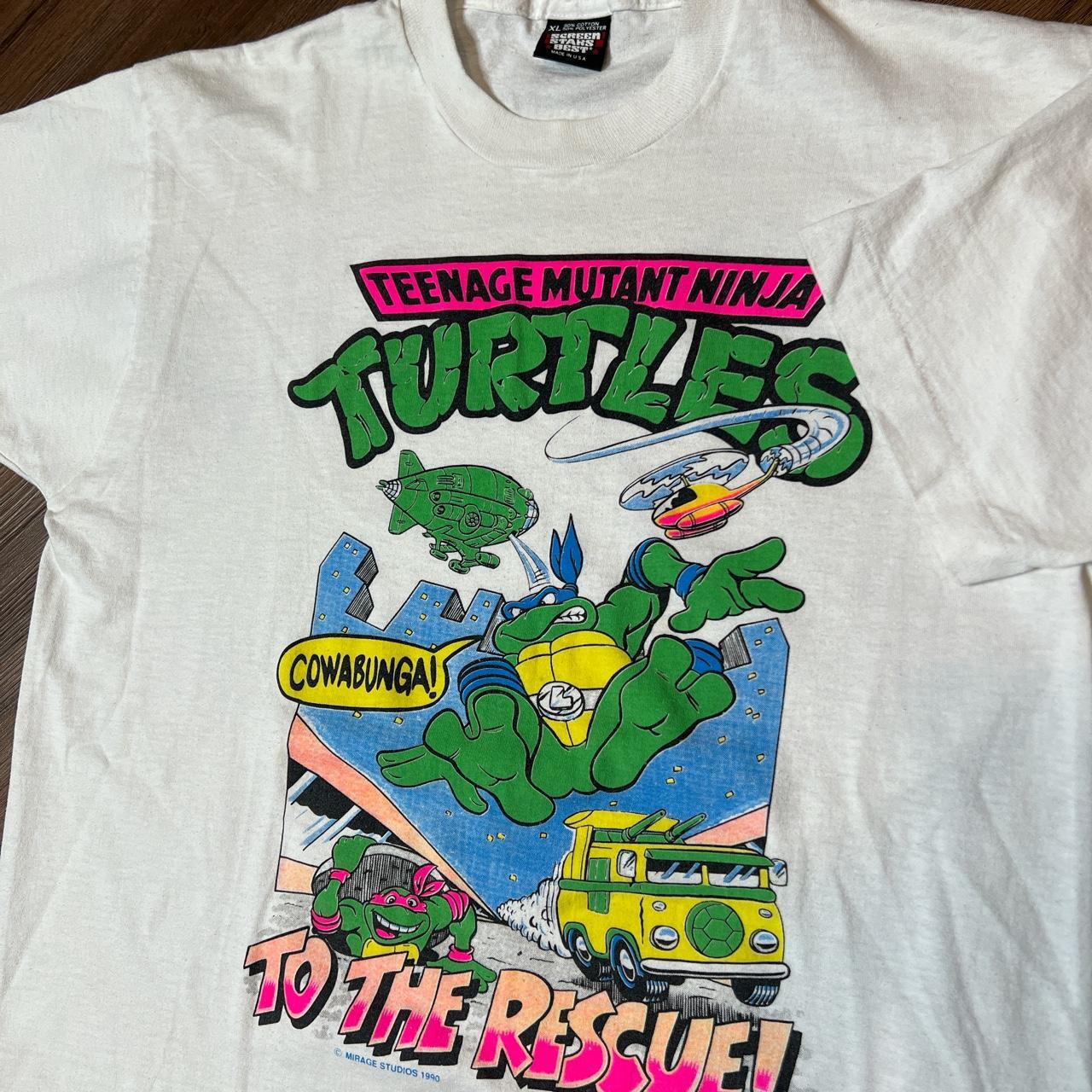 🔥🔥🔥vintage TMNT tee 🐢 Made in USA screen stars 🍕
