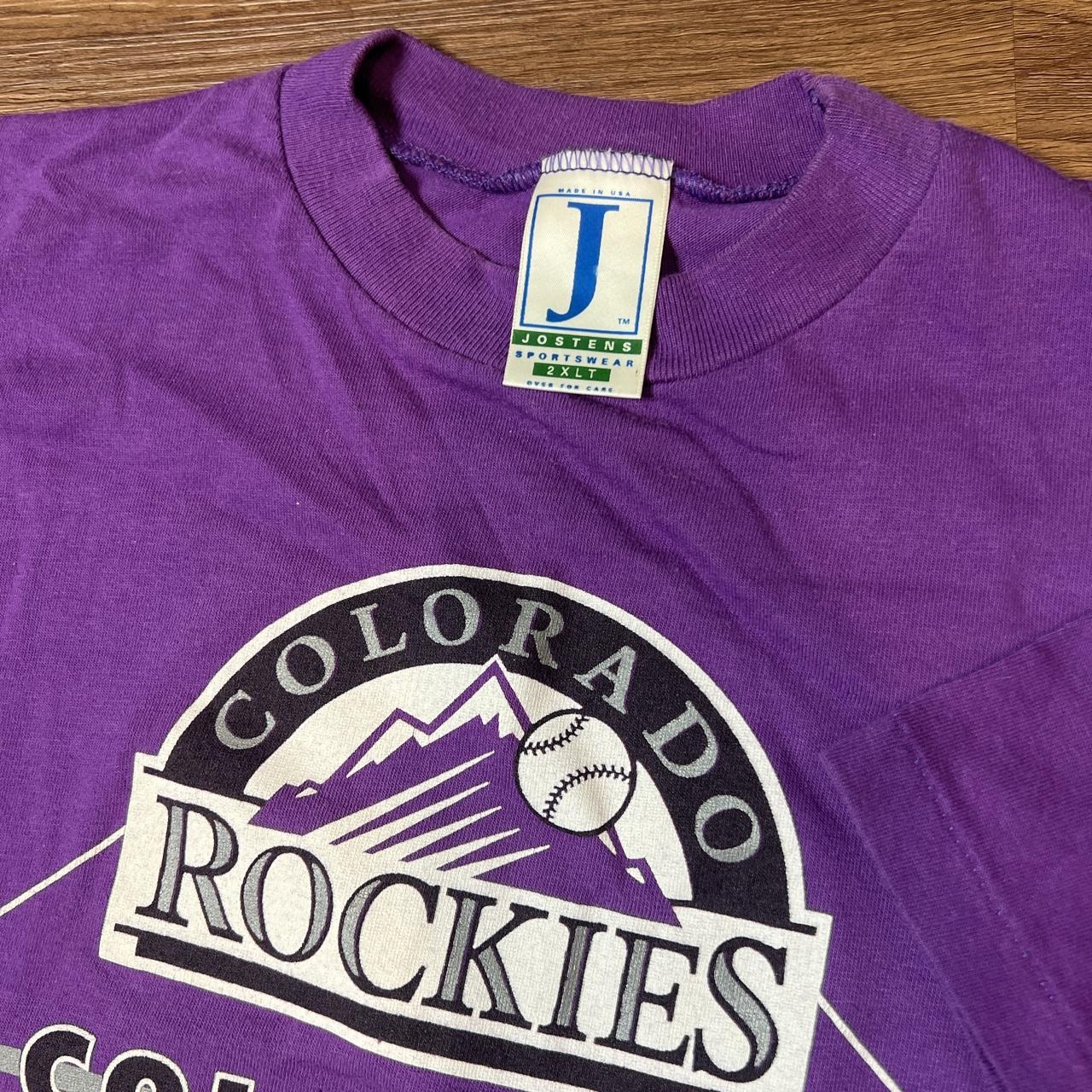 Vintage 1993 Colorado Rockies t-shirt Made In - Depop