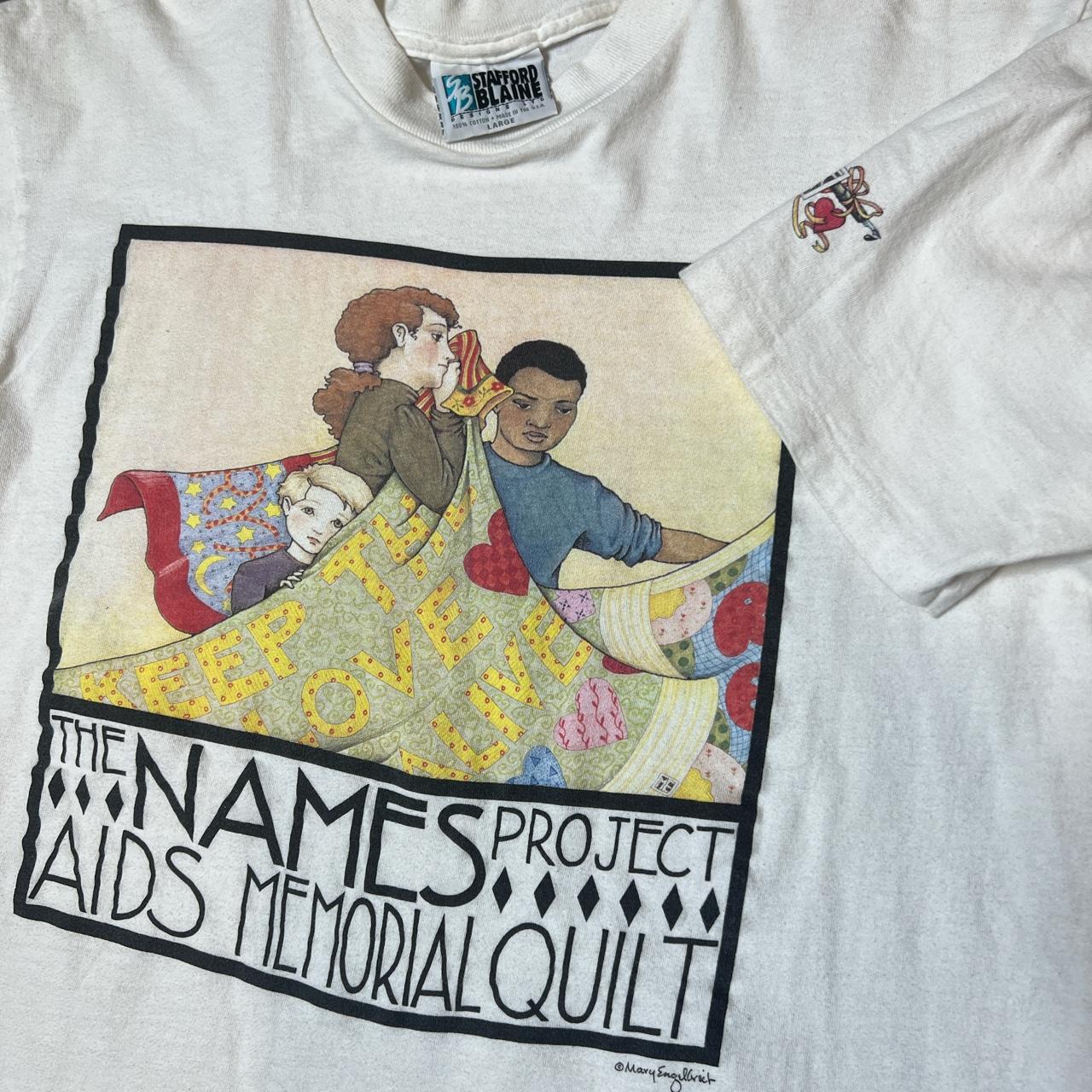 1980s The Names Project AIDS Memorial quilt T...