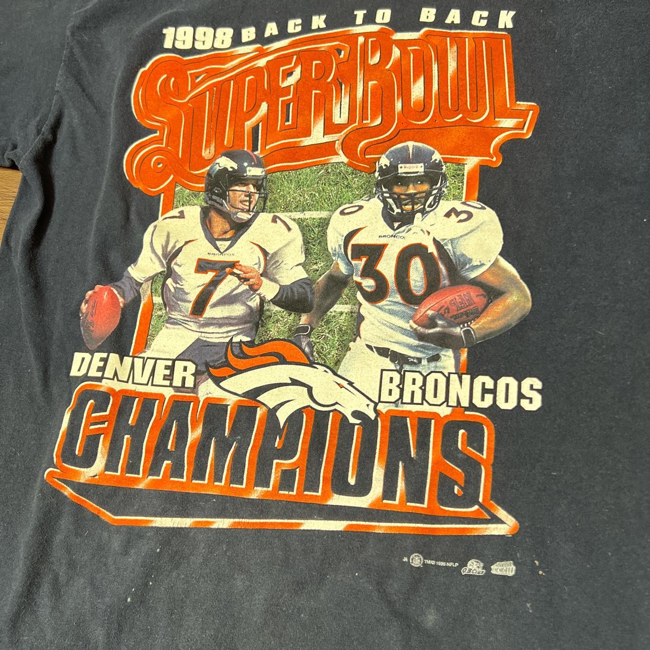 Vintage 90's Denver Broncos Super Bowl Champions 1999 