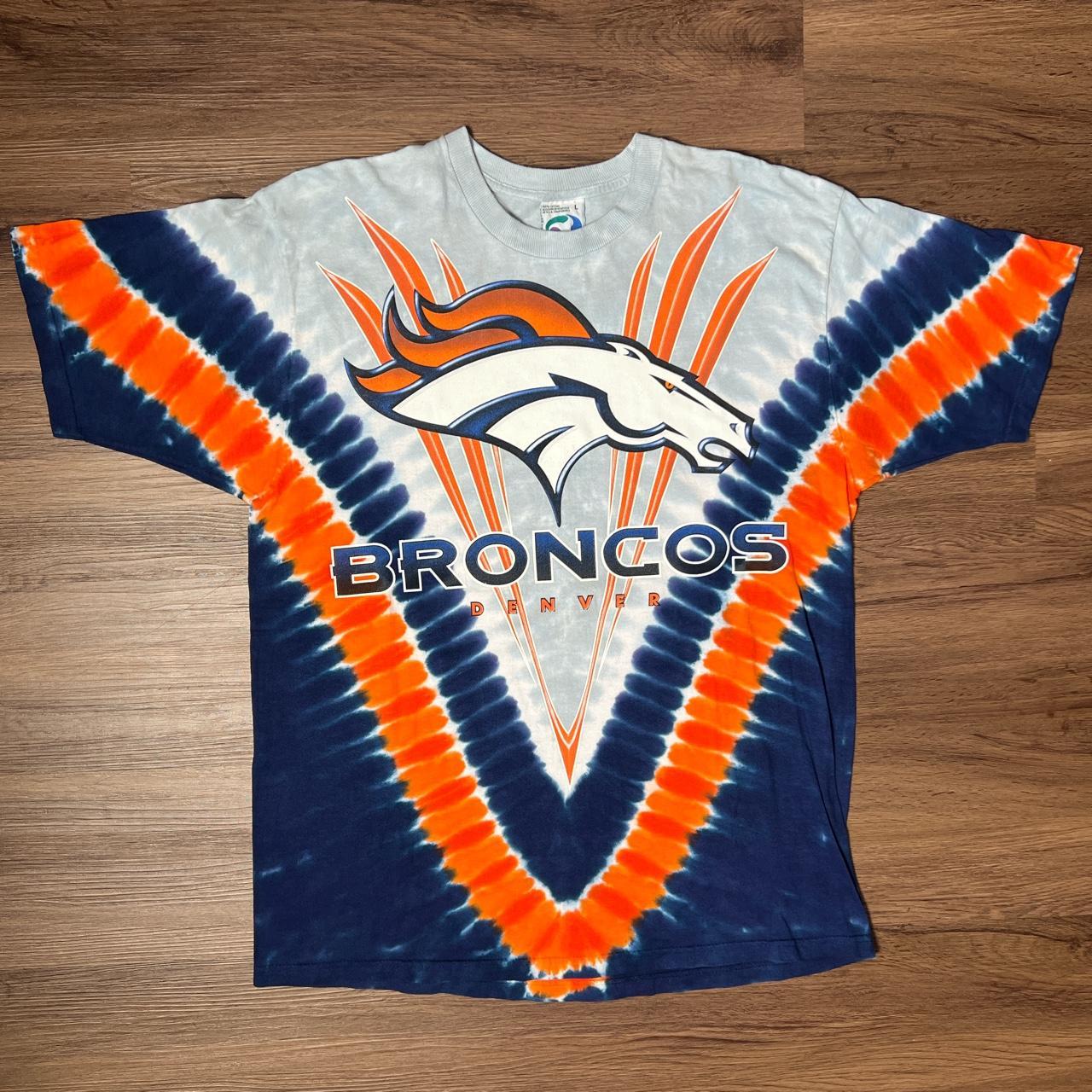 Denver Broncos Tie-Dye T-Shirt in size mens