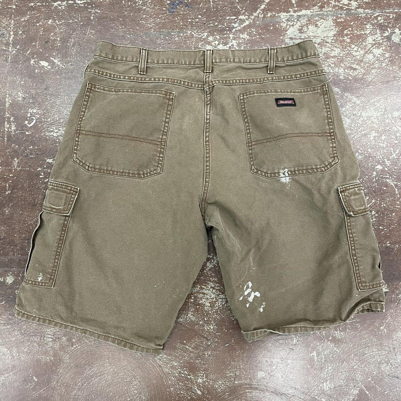 Dickies Men's Khaki Shorts Depop