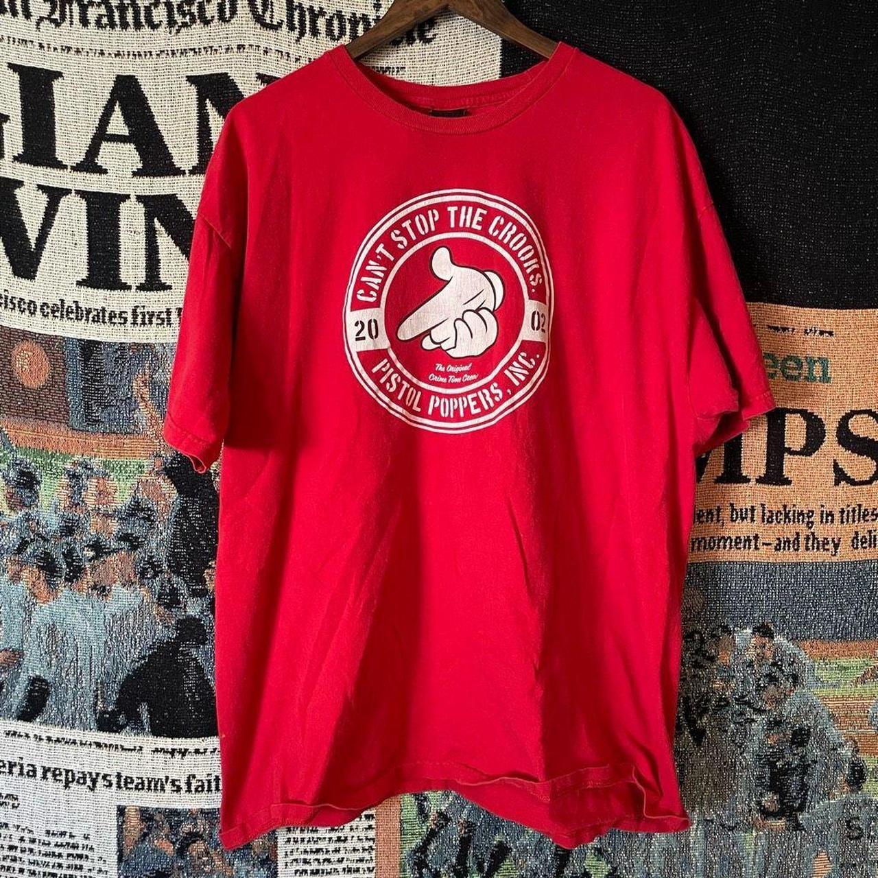 Vintage Y2K St.Louis Cardinals Retro Logo Red Hoodie - Depop