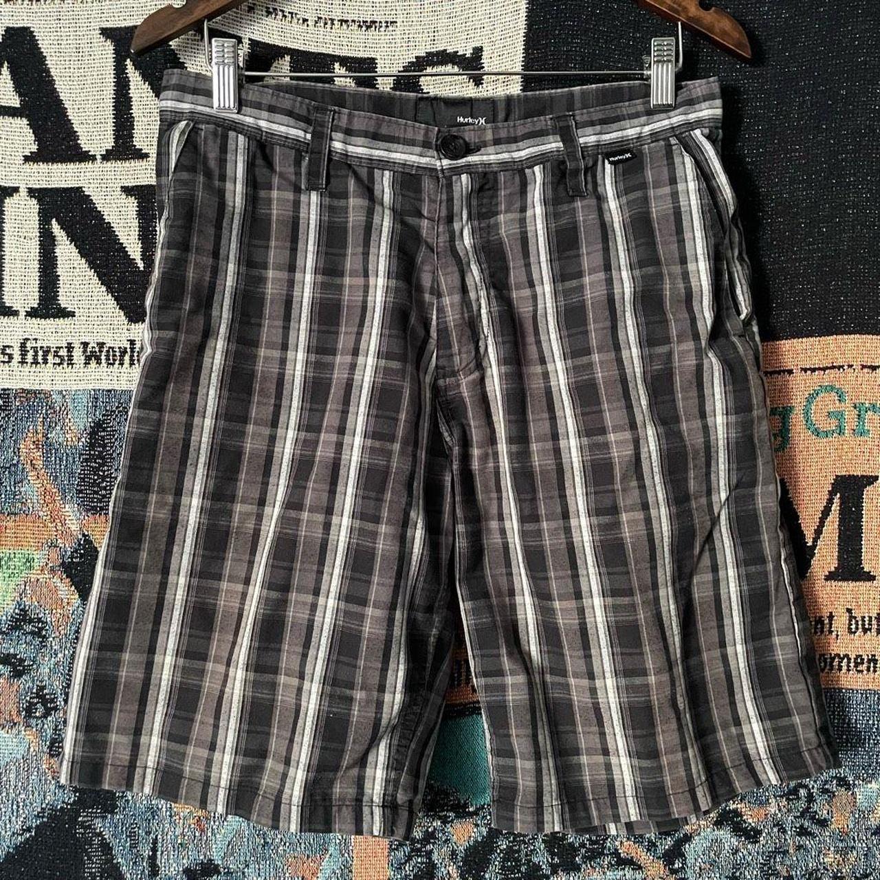 Hurley plaid clearance shorts