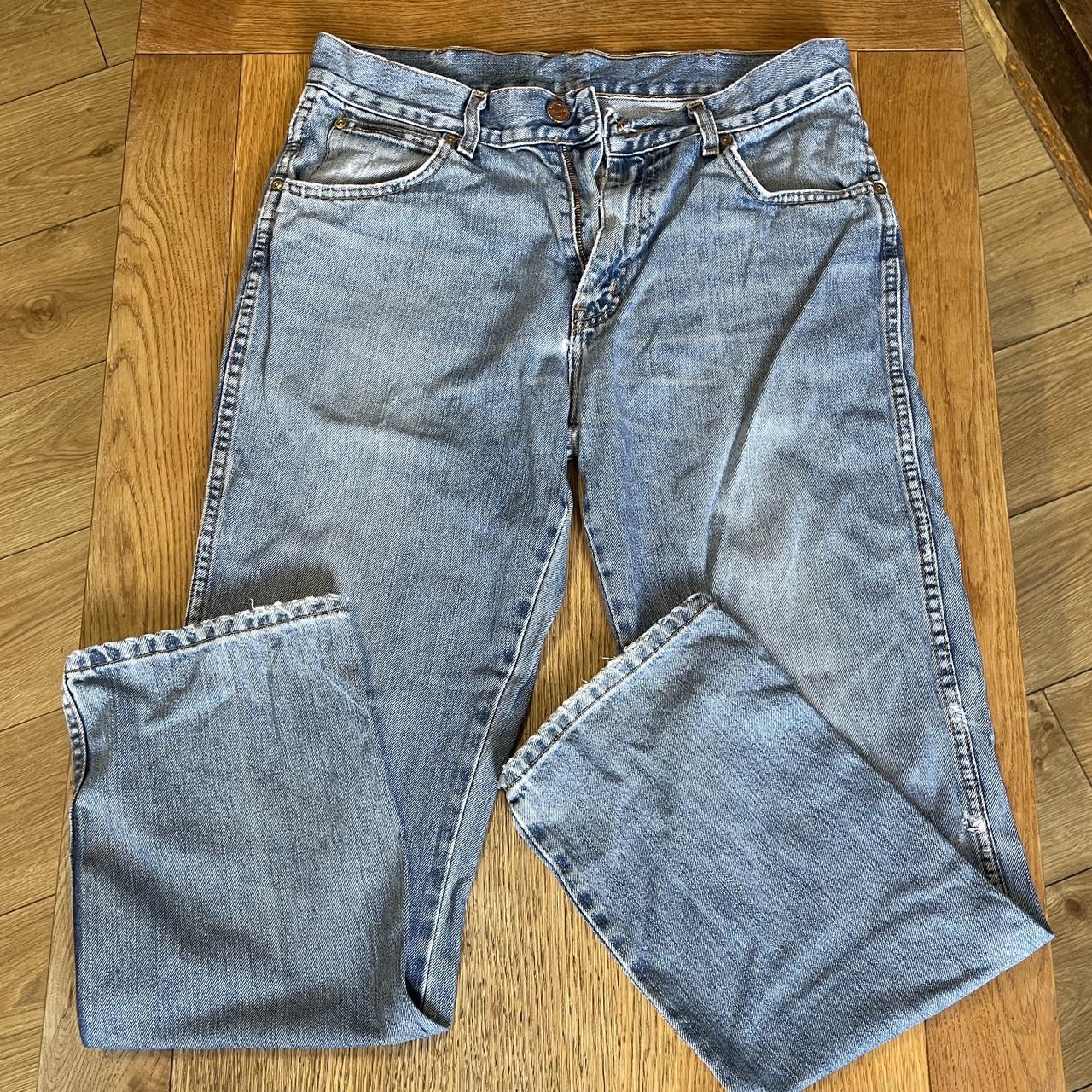 Wrangler Men's Blue Jeans | Depop