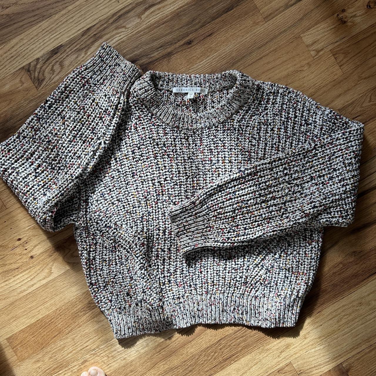 Veronica Beard Cotton Knit Multicolored Speckled Depop