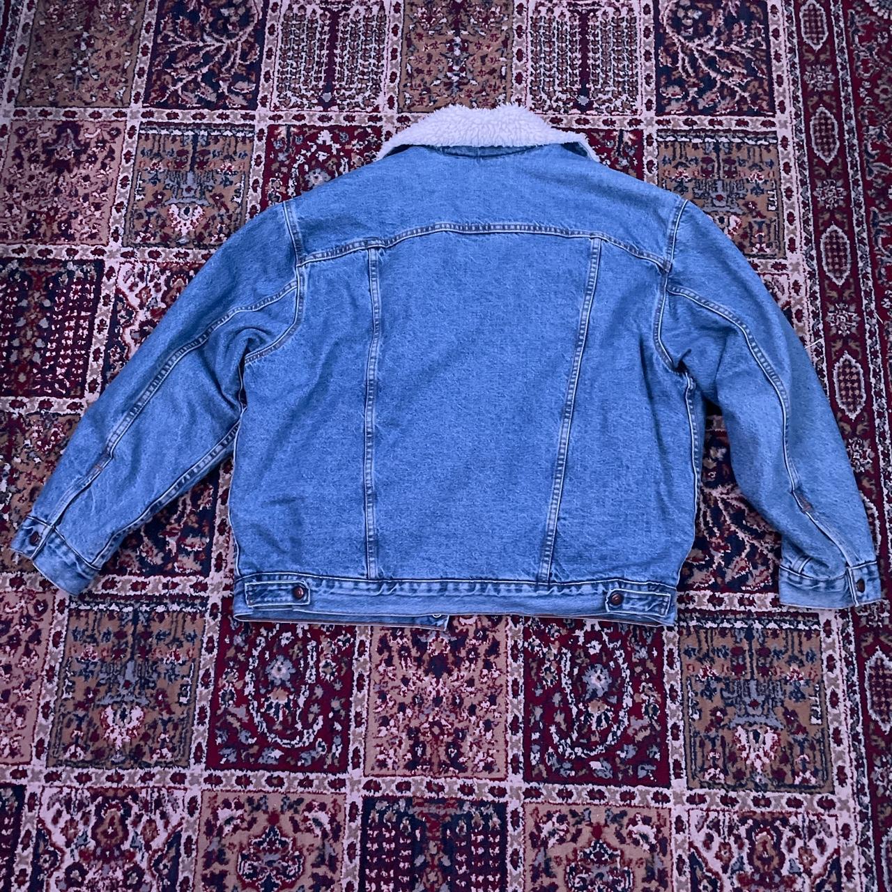 Levi’s Furry Denim Jacket Send Offers Bought For - Depop