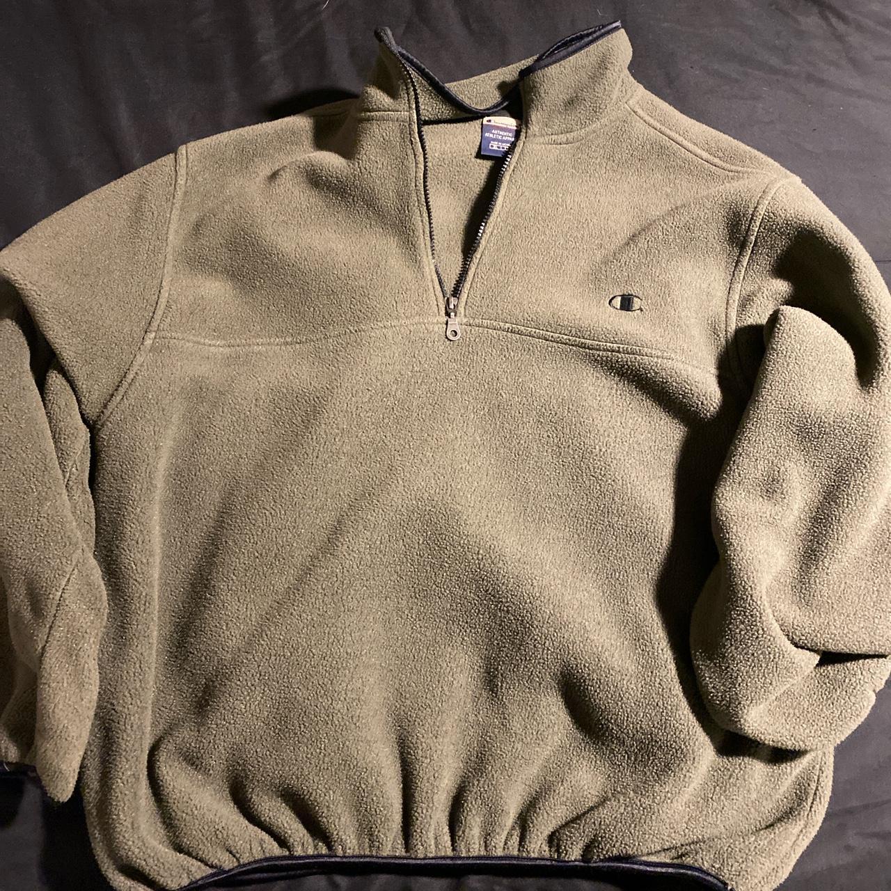 champion quarter zip, no markings or tears, tagged... - Depop