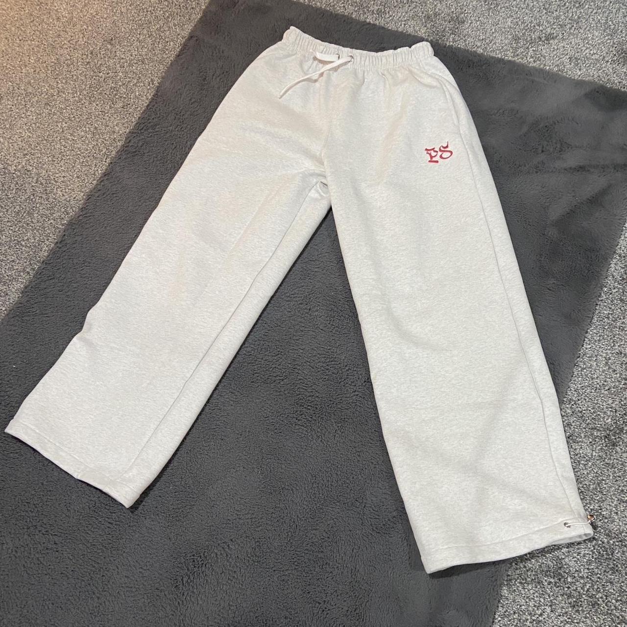 Grey and red Pepe studios jogger perfect for... Depop