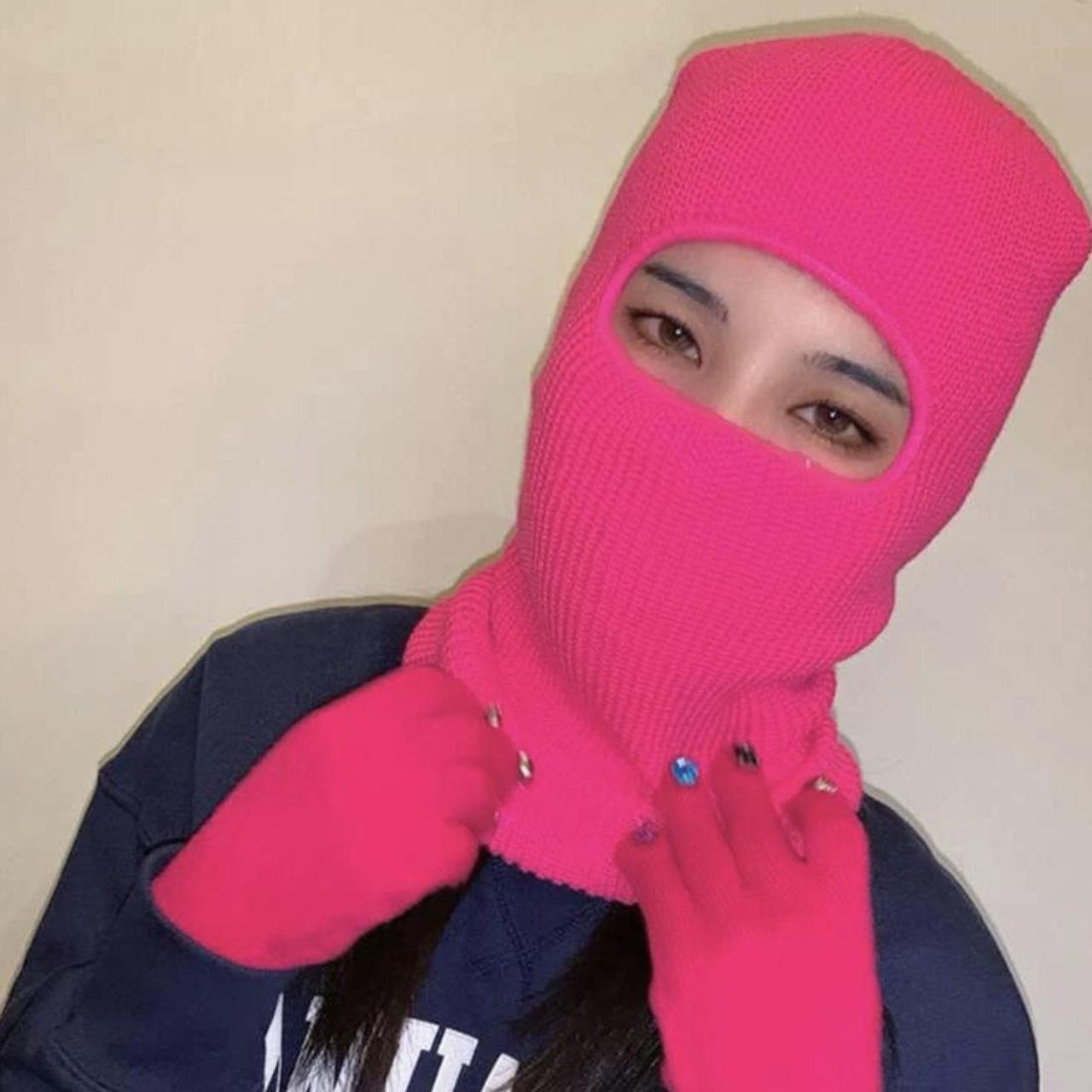 Pink Balaclava/ski mask full cover 💖 Never used... - Depop