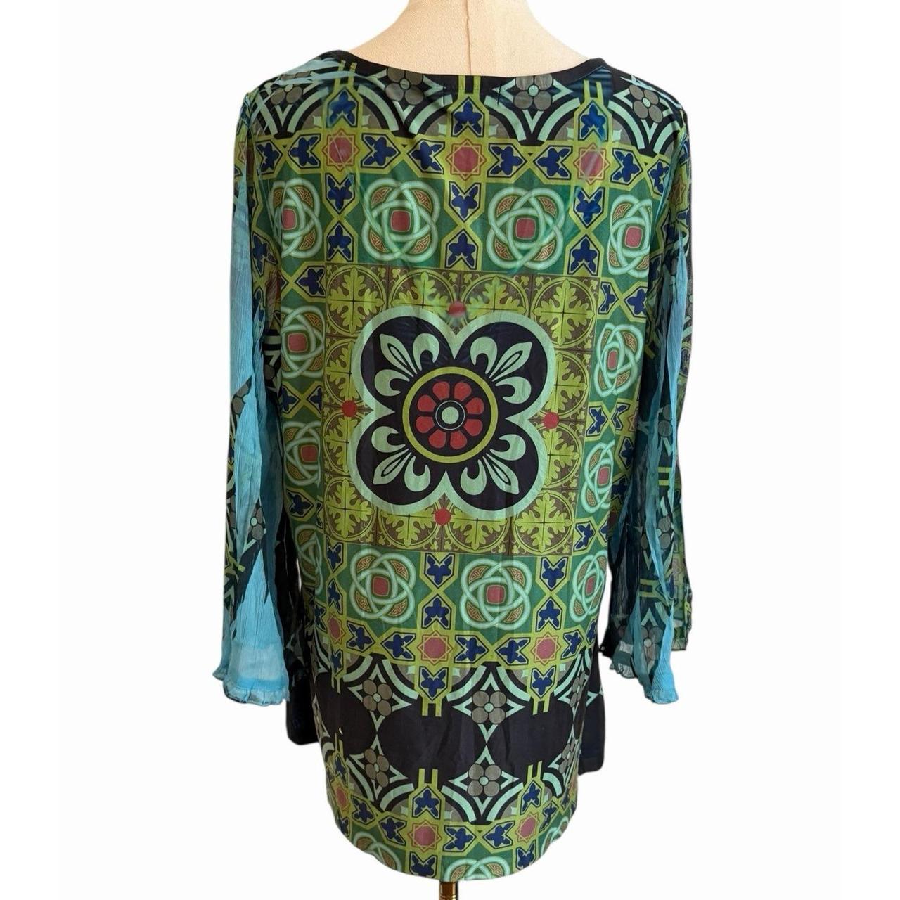 Source Unknown Women's Blouse - Green - XL – One … - image 3