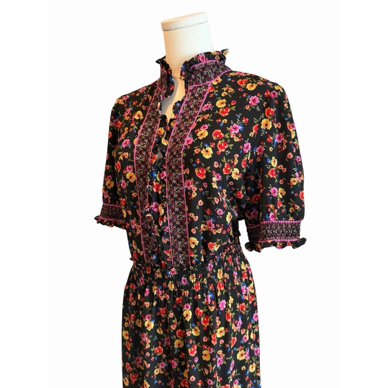 Source Unknown Women's Dress - Multi - 14 – Ditsy… - image 4