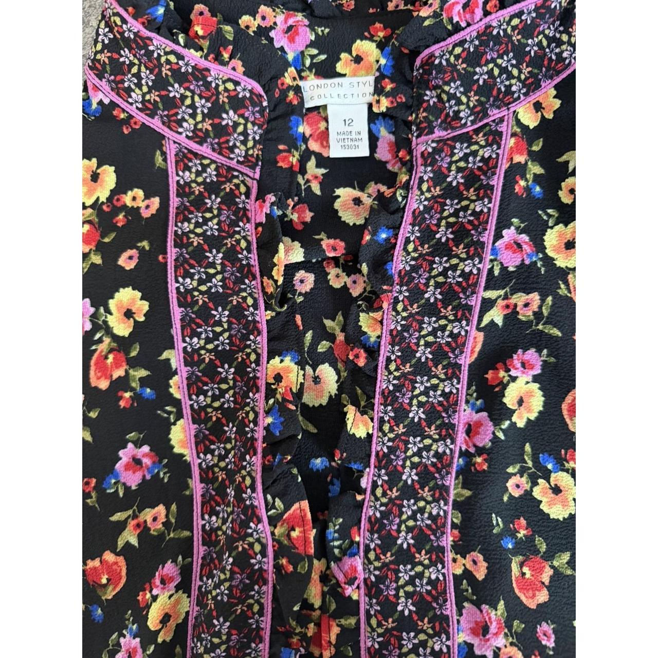 Source Unknown Women's Dress - Multi - 14 – Ditsy… - image 5