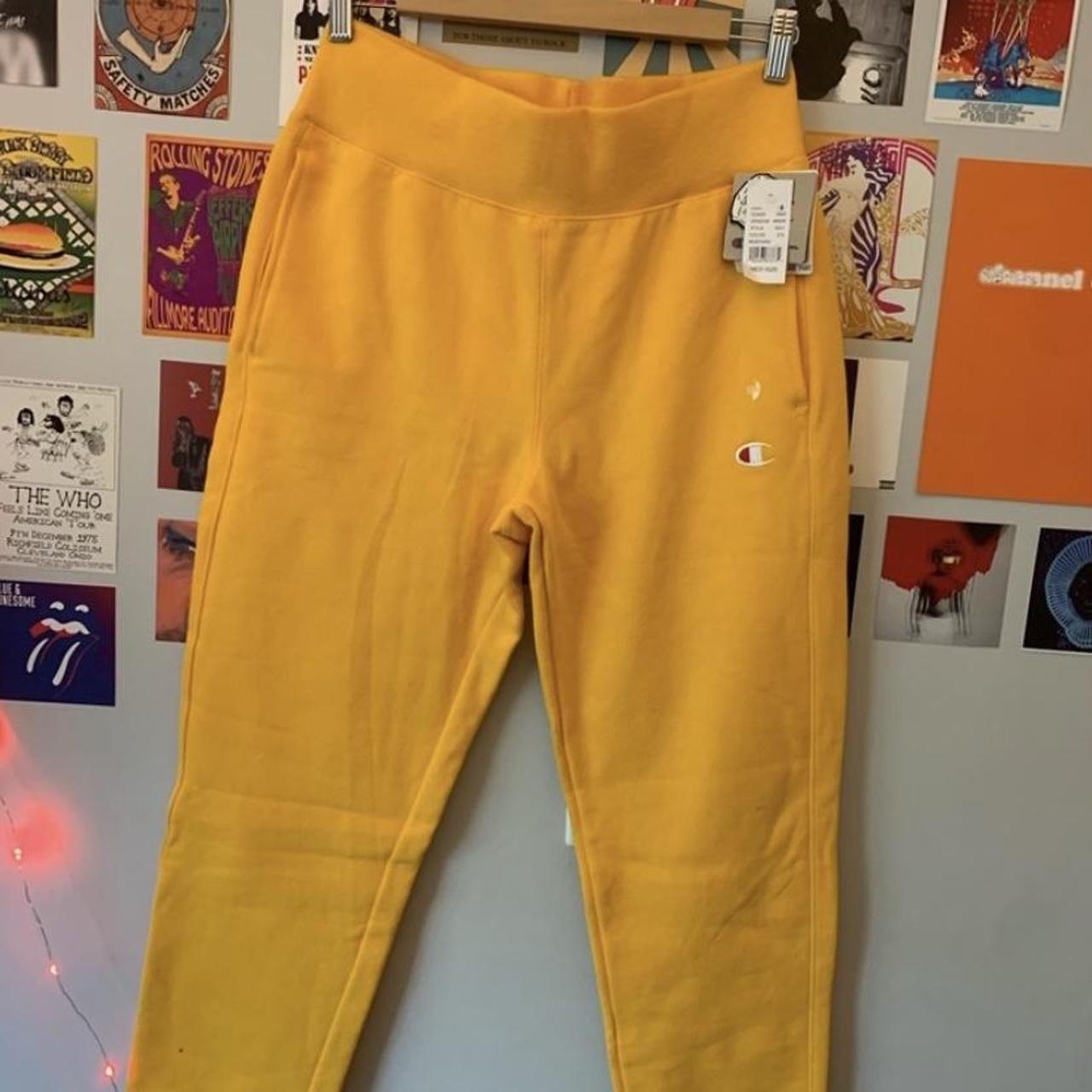 Champion outlet sweatpants yellow