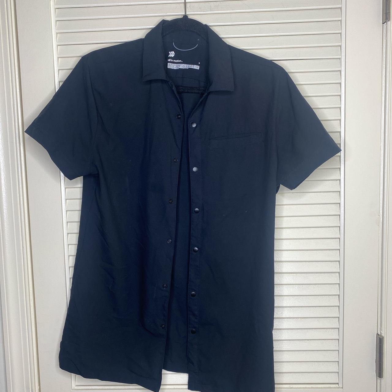 All in Motion Men's Black Shirt Depop