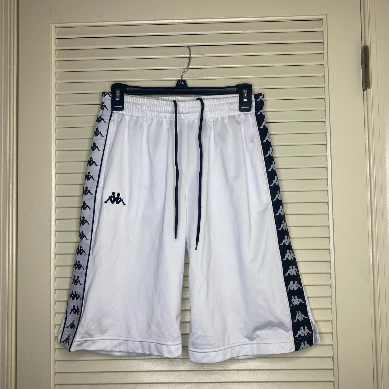 Kappa sales shorts white