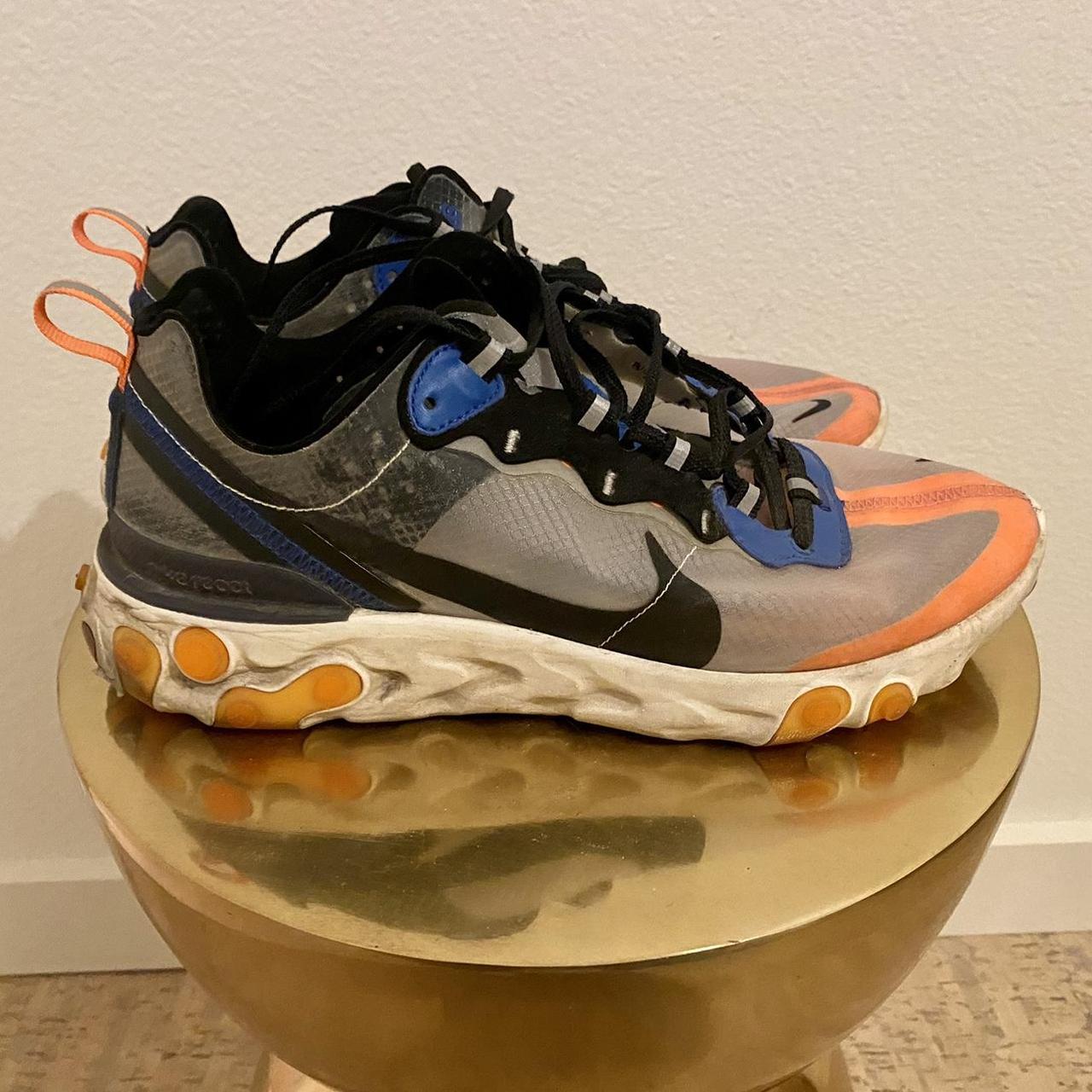 Nike react element 87 cheap mens orange