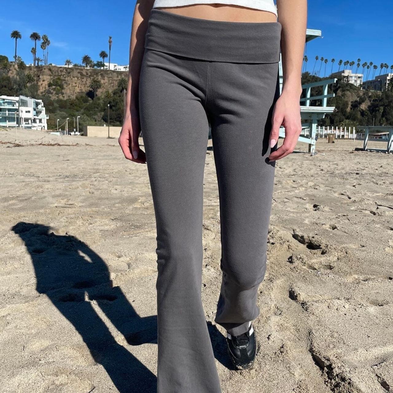 Brandy melville-flare-leggings - Depop