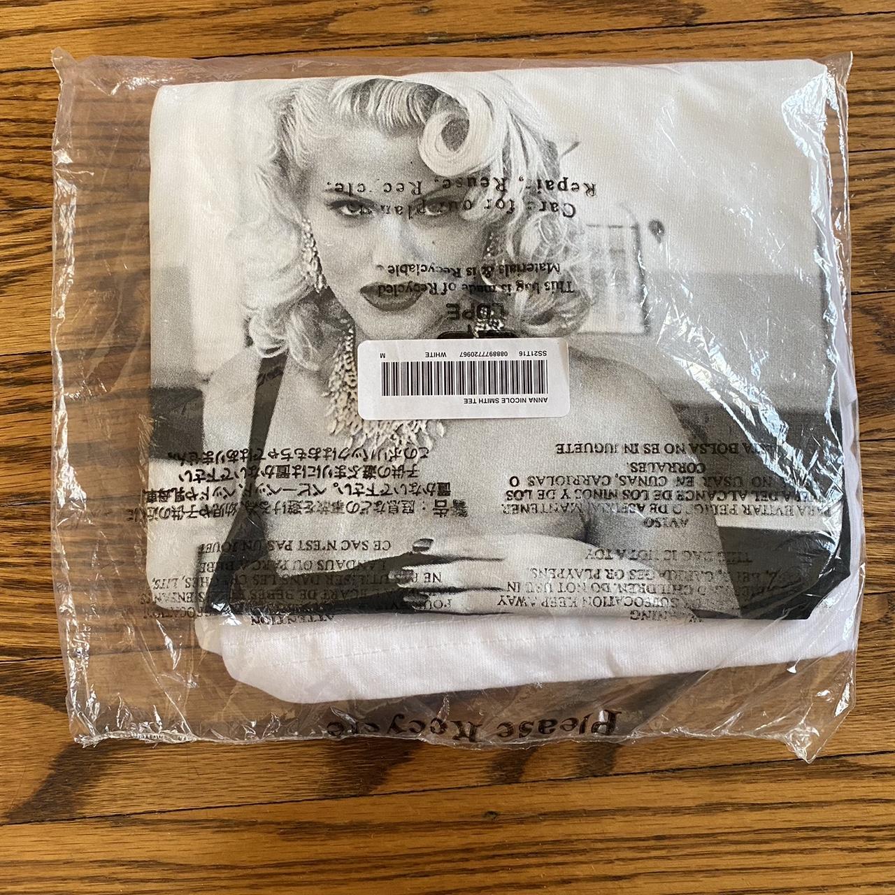 Supreme Anna Nicole Smith Tee White... - Depop