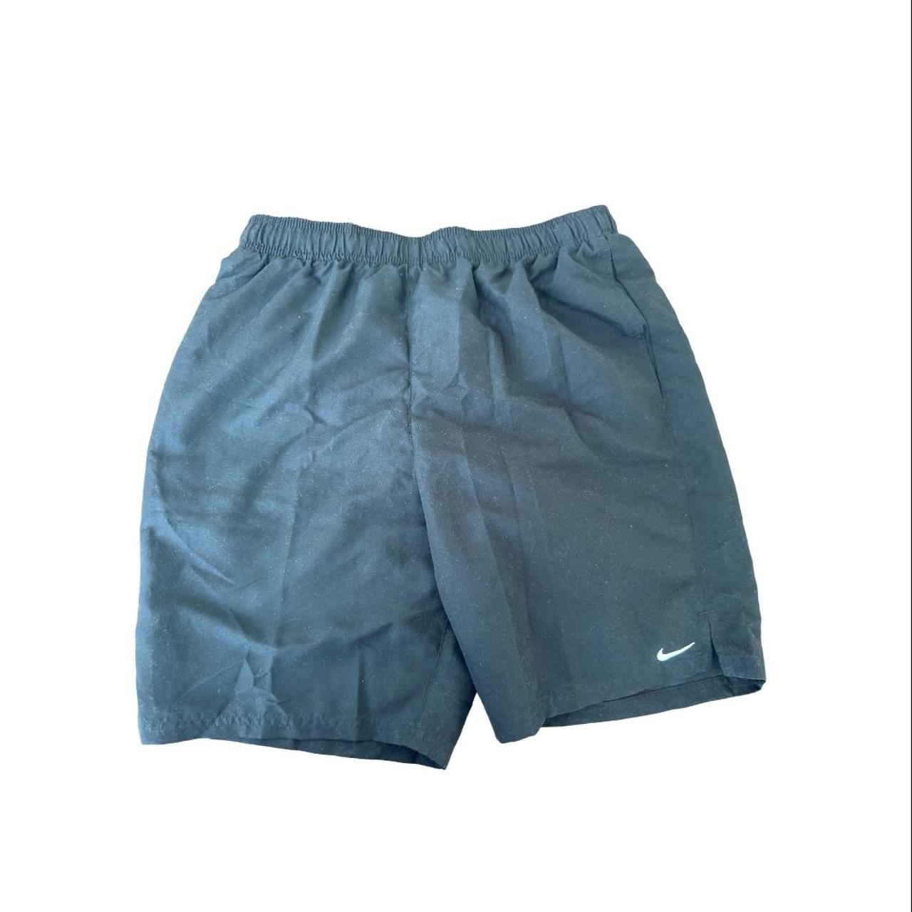mens black nike swim shorts