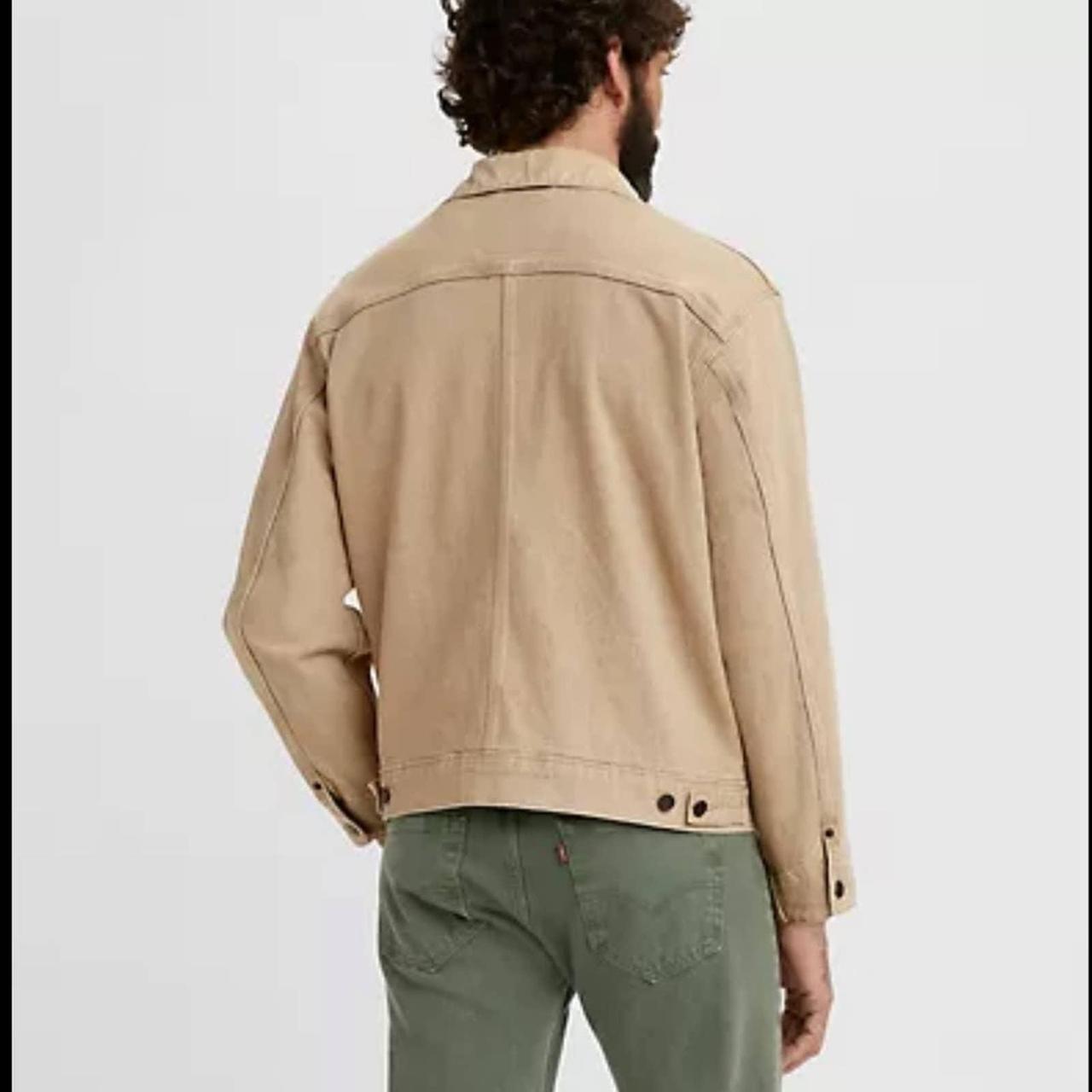 Levi's khaki outlet trucker jacket