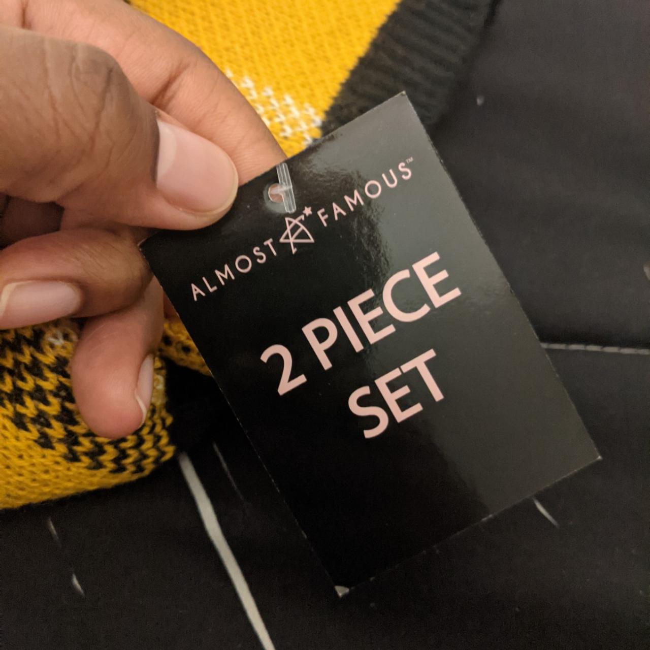 TWO PIECE PLAID SET - women's large (L) - crop top... - Depop