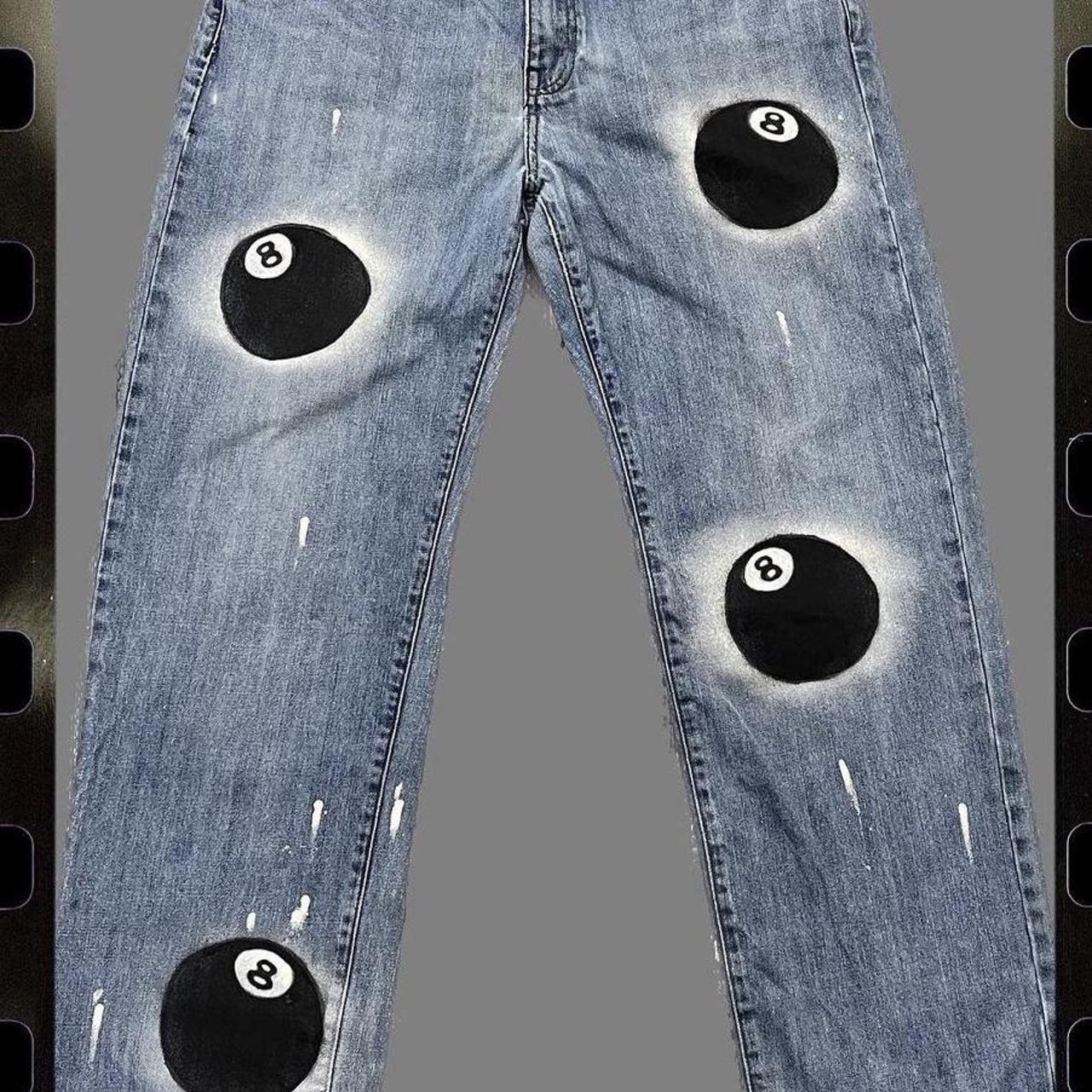 Custom store streetwear jeans