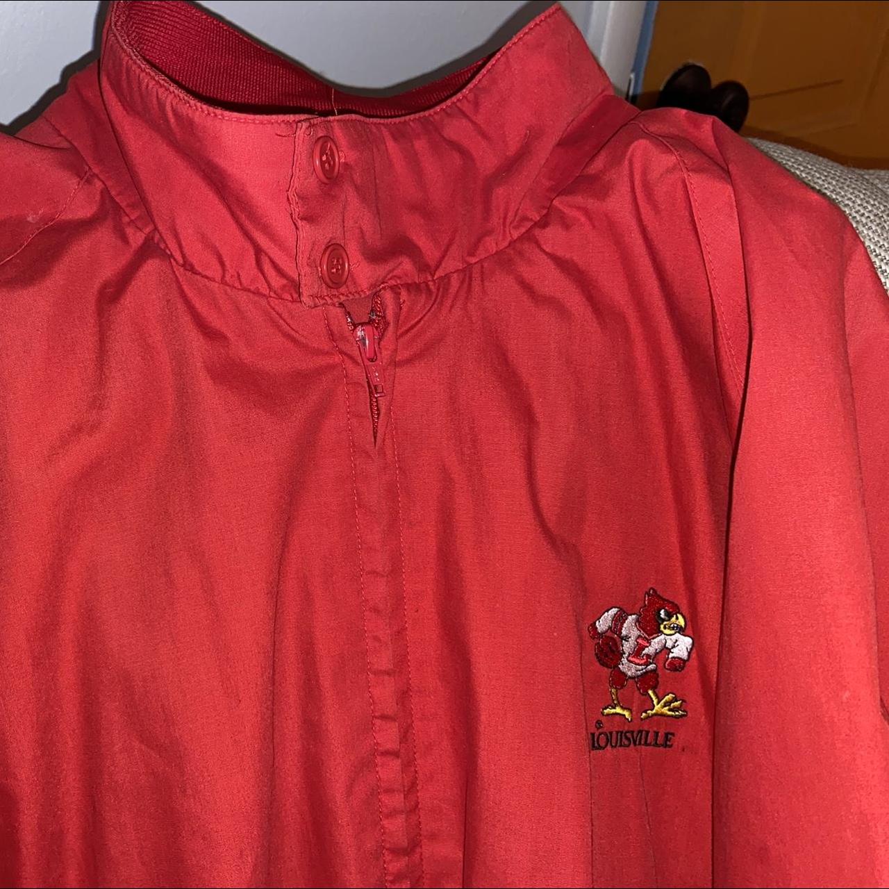 Women's Vintage Louisville Cardinals Jacket Peak - Depop