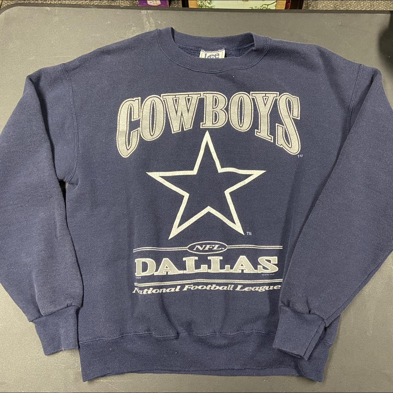 Vintage Lee Sport Dallas Cowboys NFL Sweatshirt USA - Depop