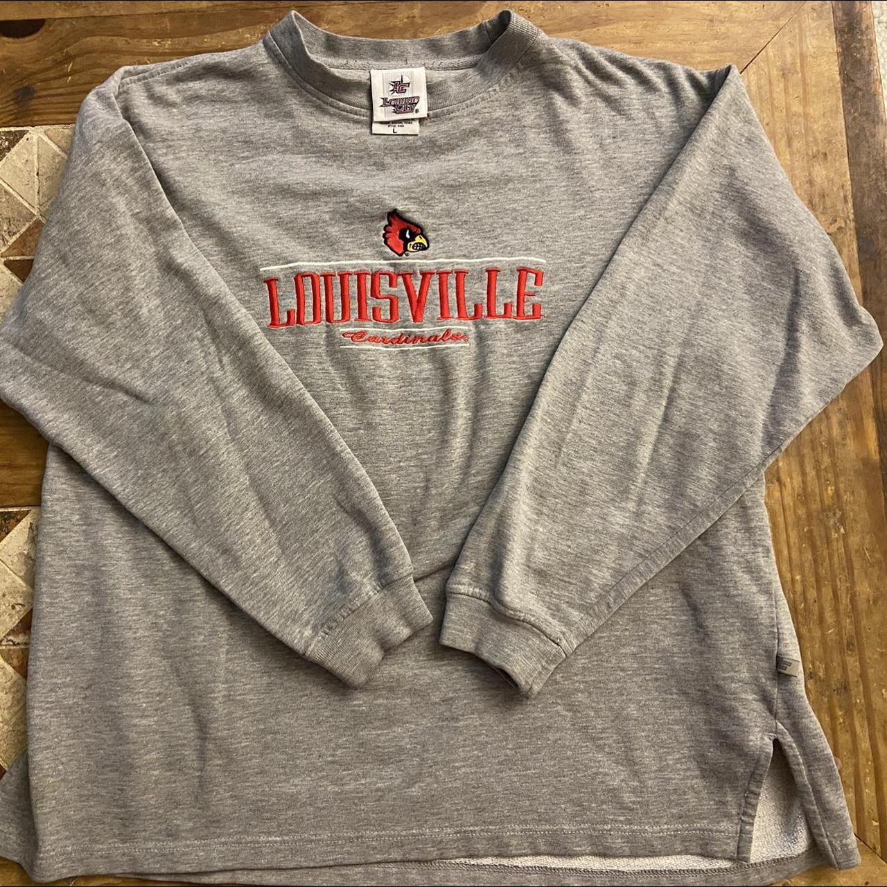 Vintage Louisville Cardinals Embroidered Sweatshirt 