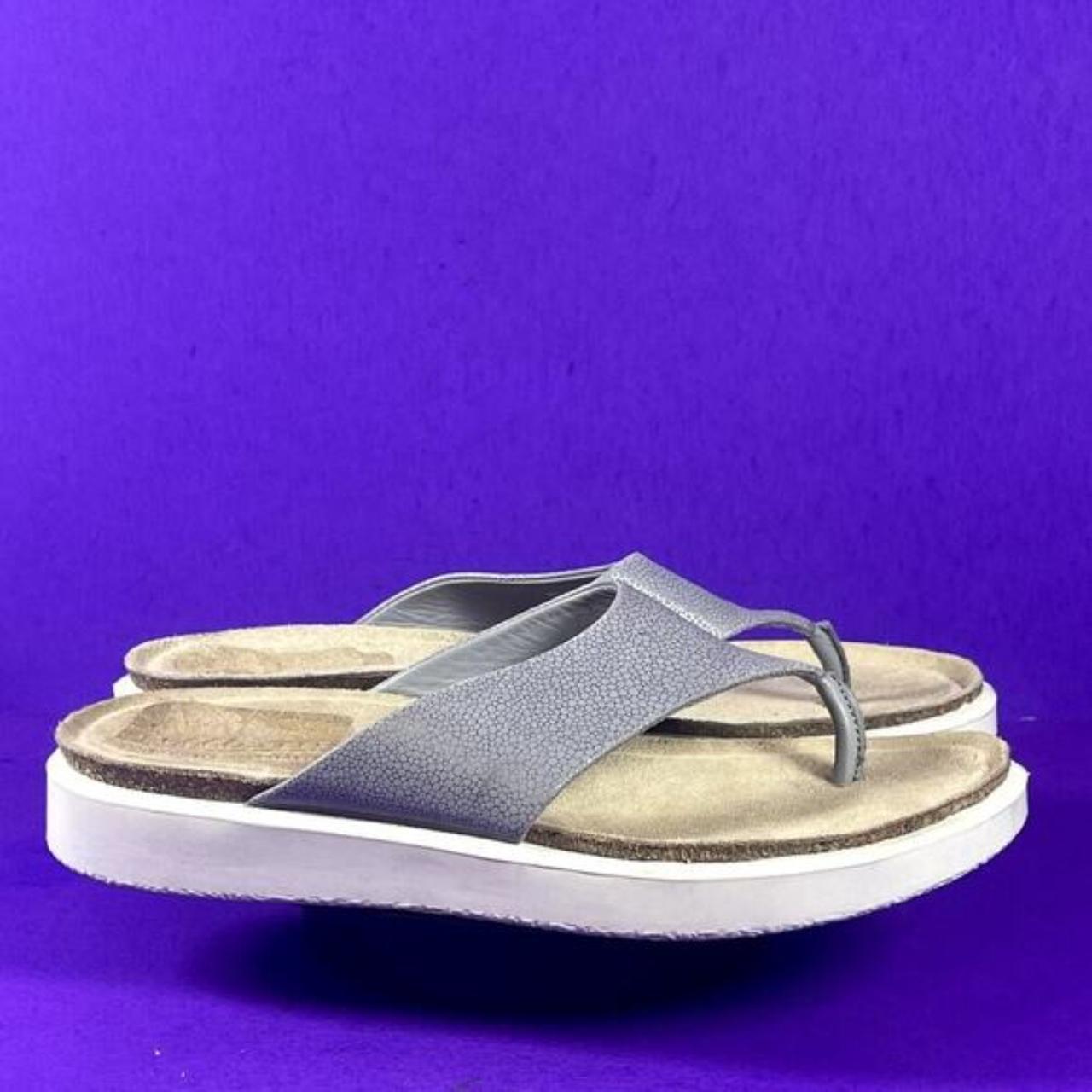 ECCO Corksphere Greywold Leather Thong Sandal. Depop