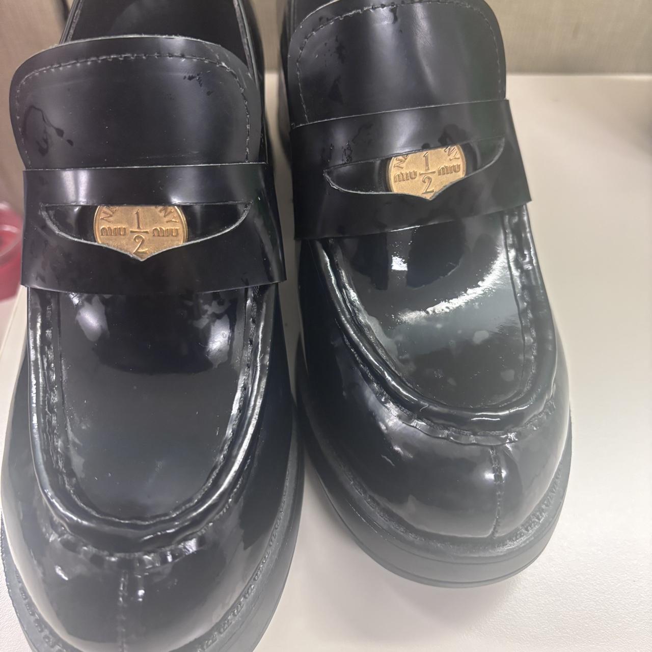 Miu Miu Women's Loafers - Black - US 10 – Miu Miu… - image 3