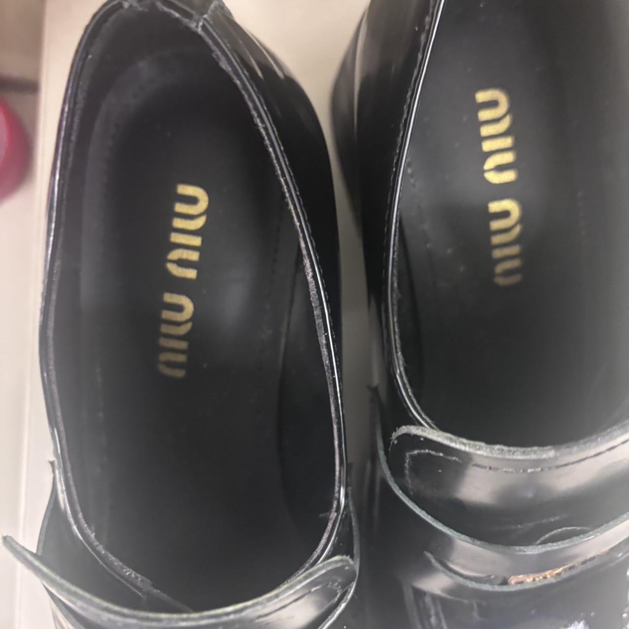 Miu Miu Women's Loafers - Black - US 10 – Miu Miu… - image 4