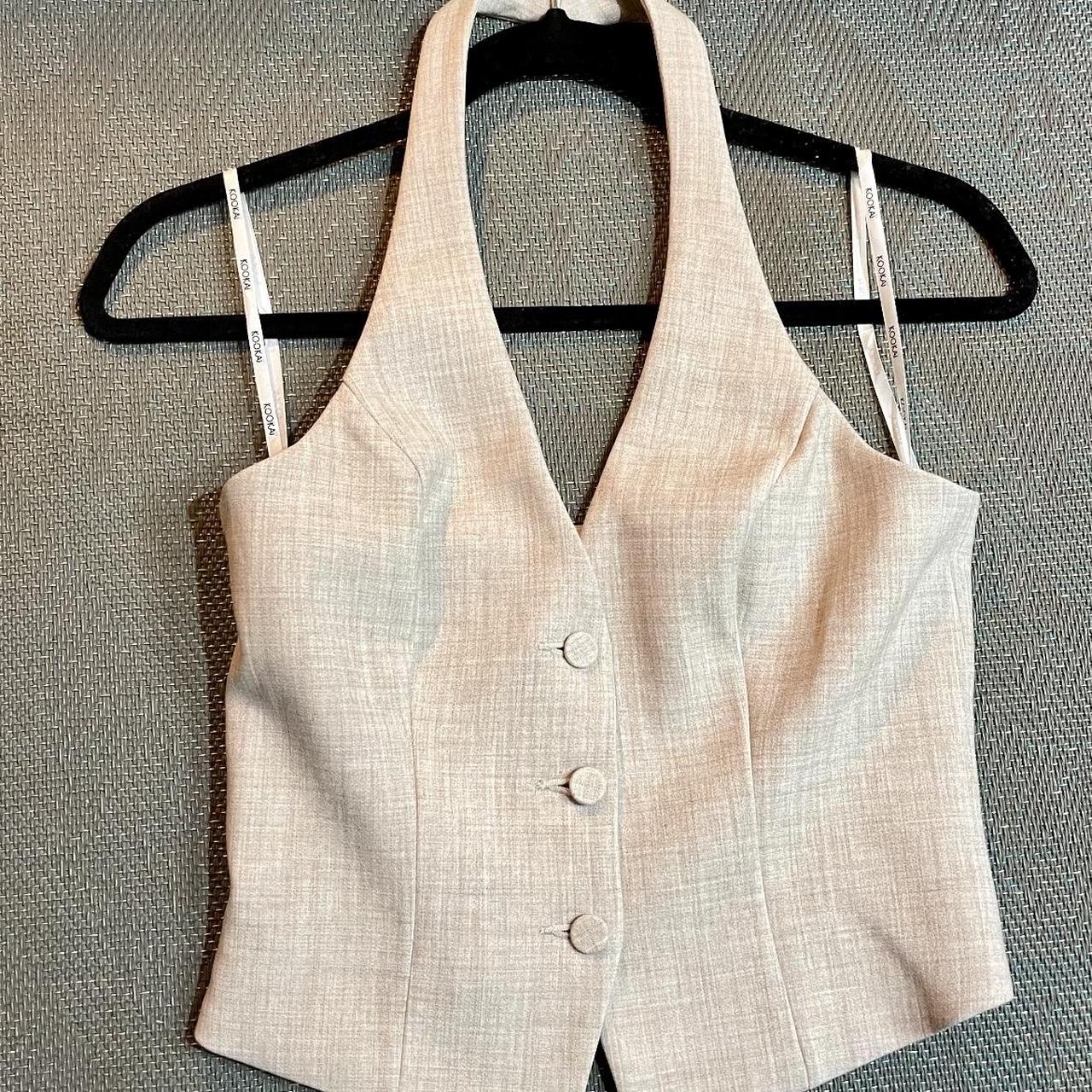 Kookai Darcy vest Brand new never worn with tags... - Depop